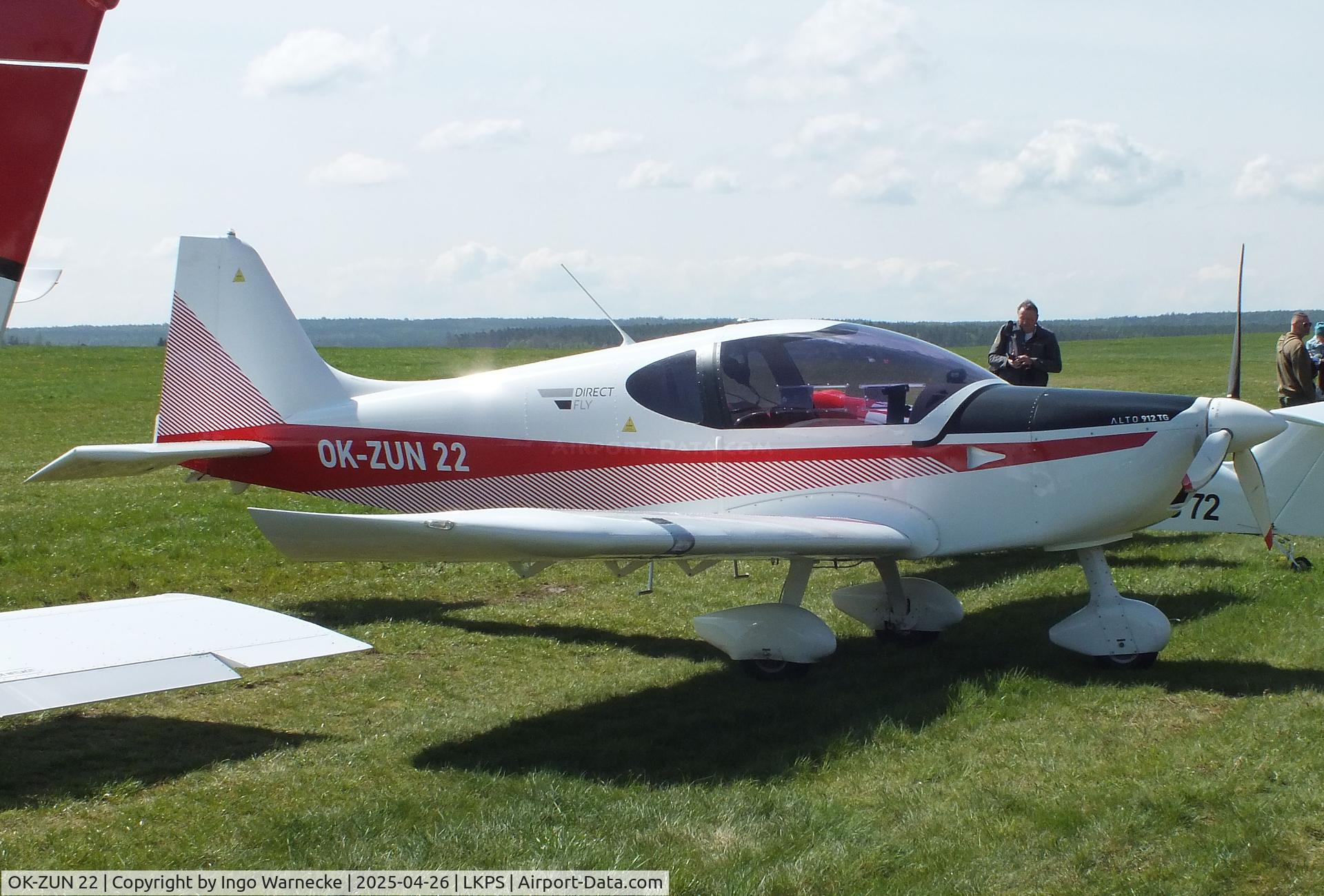 OK-ZUN 22, Direct Fly Alto 912TG C/N DF110, Direct Fly Alto 912TG at the 2025 Plasy Den ve vzduchu airshow
