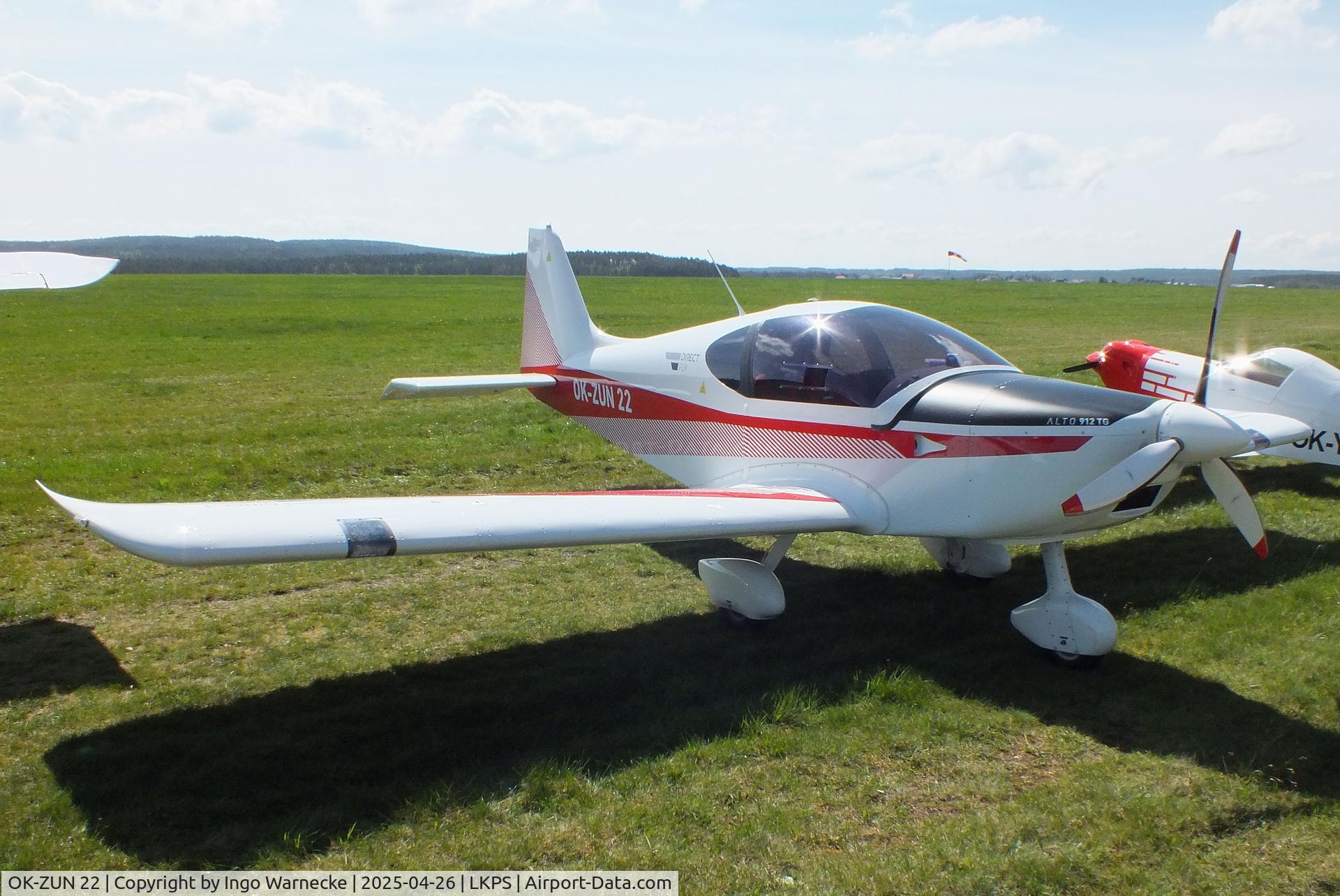 OK-ZUN 22, Direct Fly Alto 912TG C/N DF110, Direct Fly Alto 912TG at the 2025 Plasy Den ve vzduchu airshow