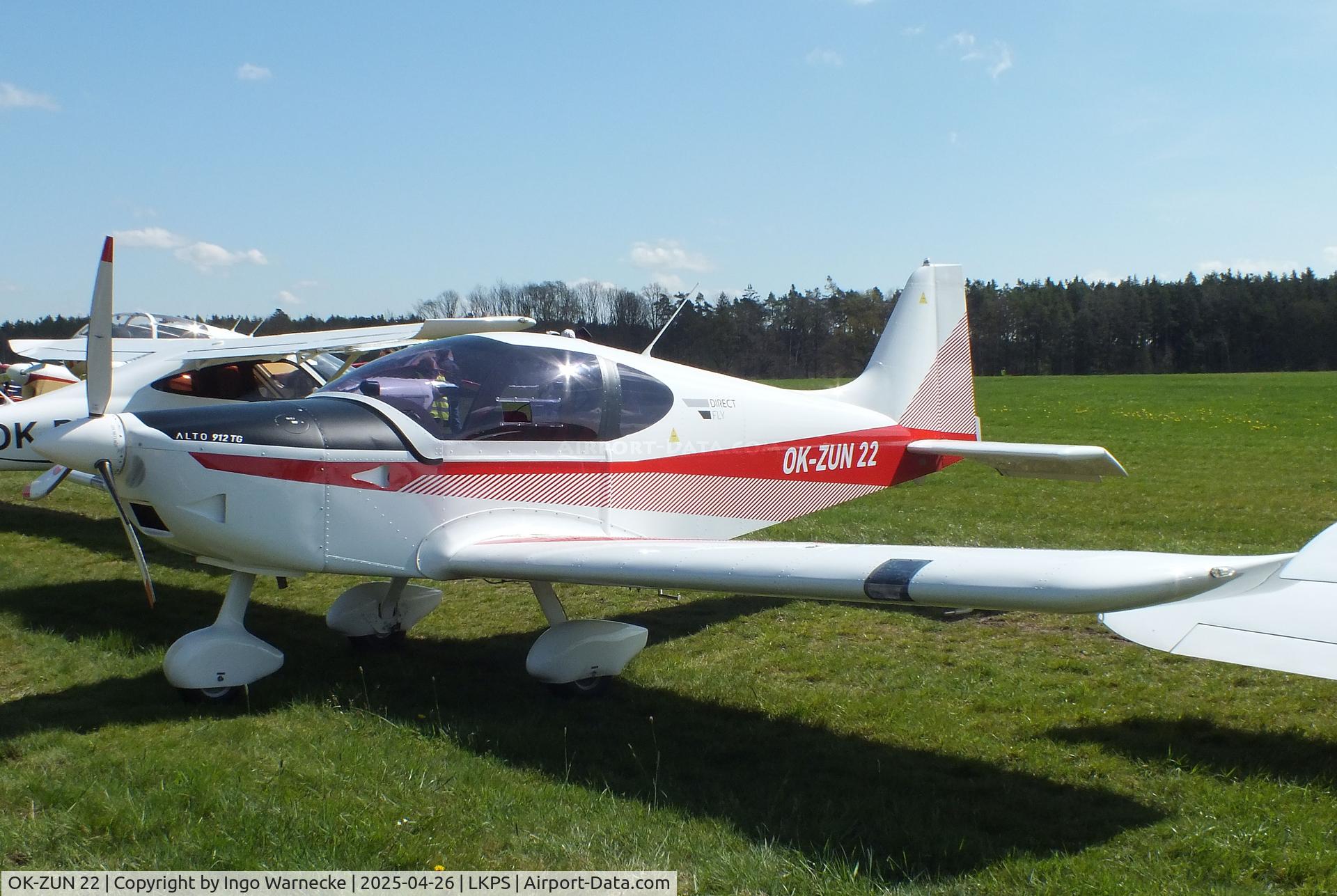 OK-ZUN 22, Direct Fly Alto 912TG C/N DF110, Direct Fly Alto 912TG at the 2025 Plasy Den ve vzduchu airshow