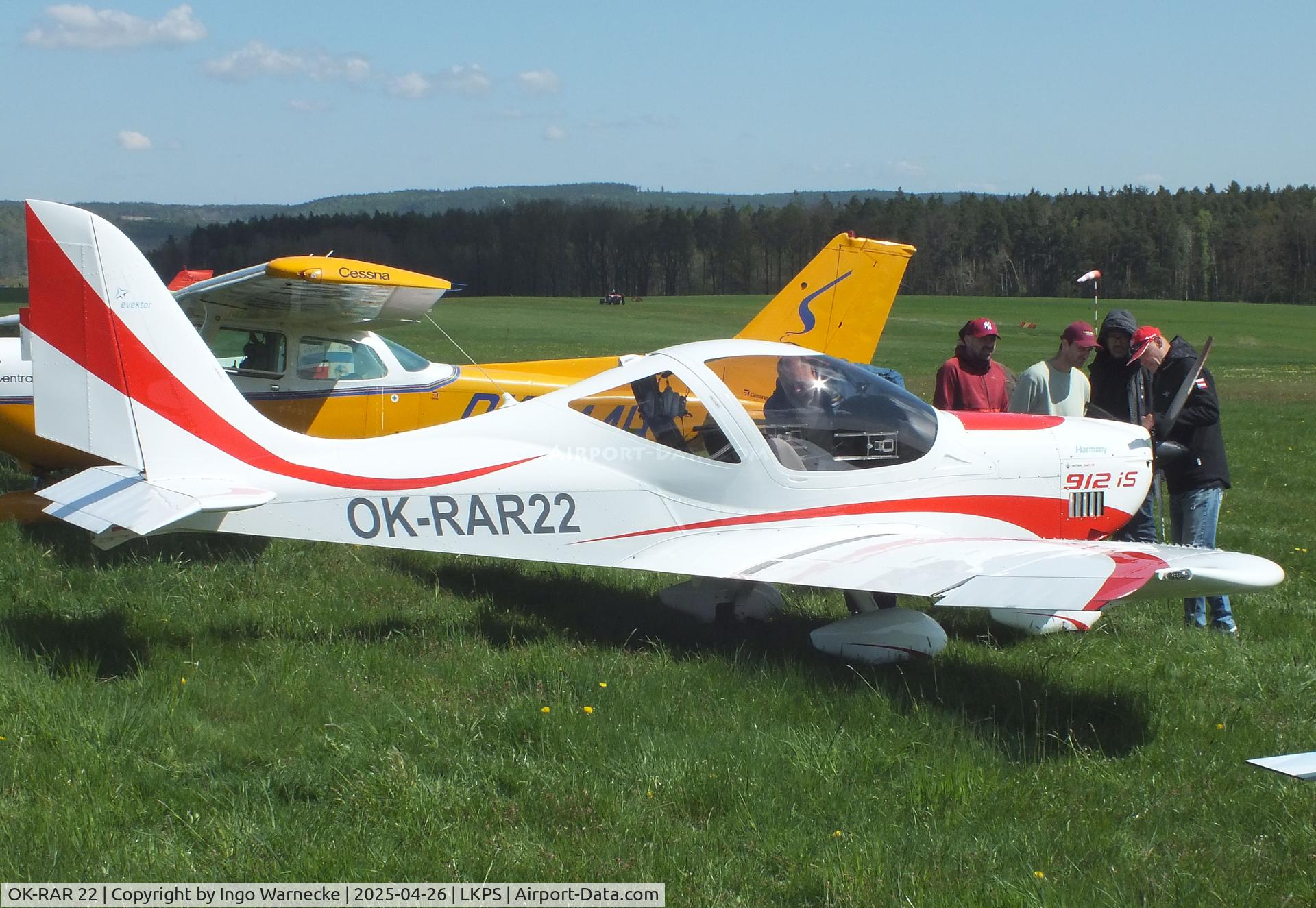 OK-RAR 22, Evektor EV-97 Sportstar C/N not found_OK-RAR 22, Evektor EV-97 Sportstar at the 2025 Plasy Den ve vzduchu airshow