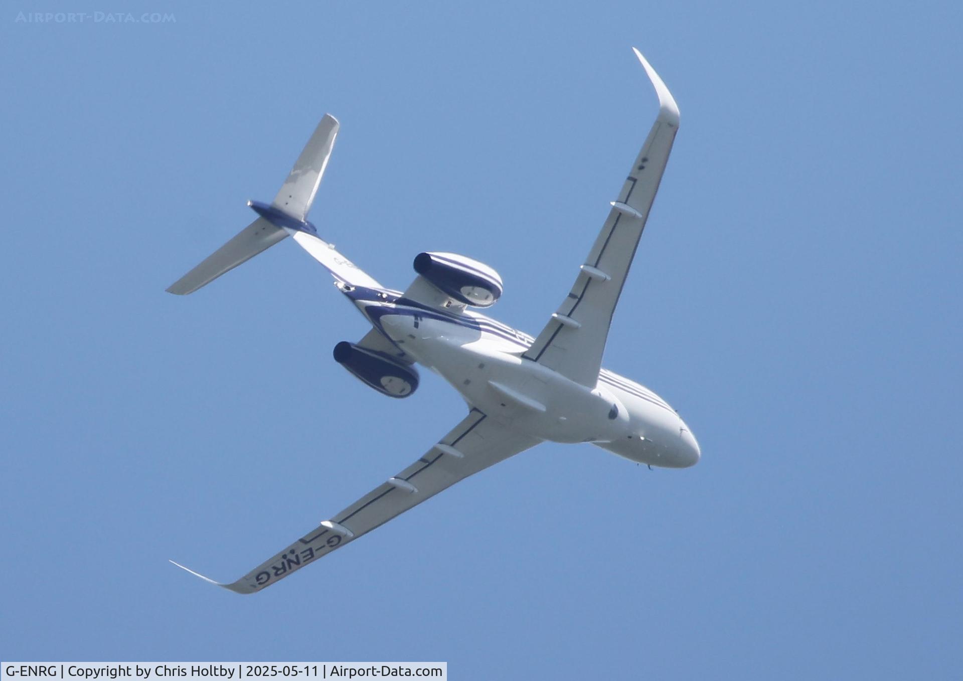 G-ENRG, 2020 Embraer EMB-550 Praetor 600 C/N 55020124, Over Amwell, Herts.