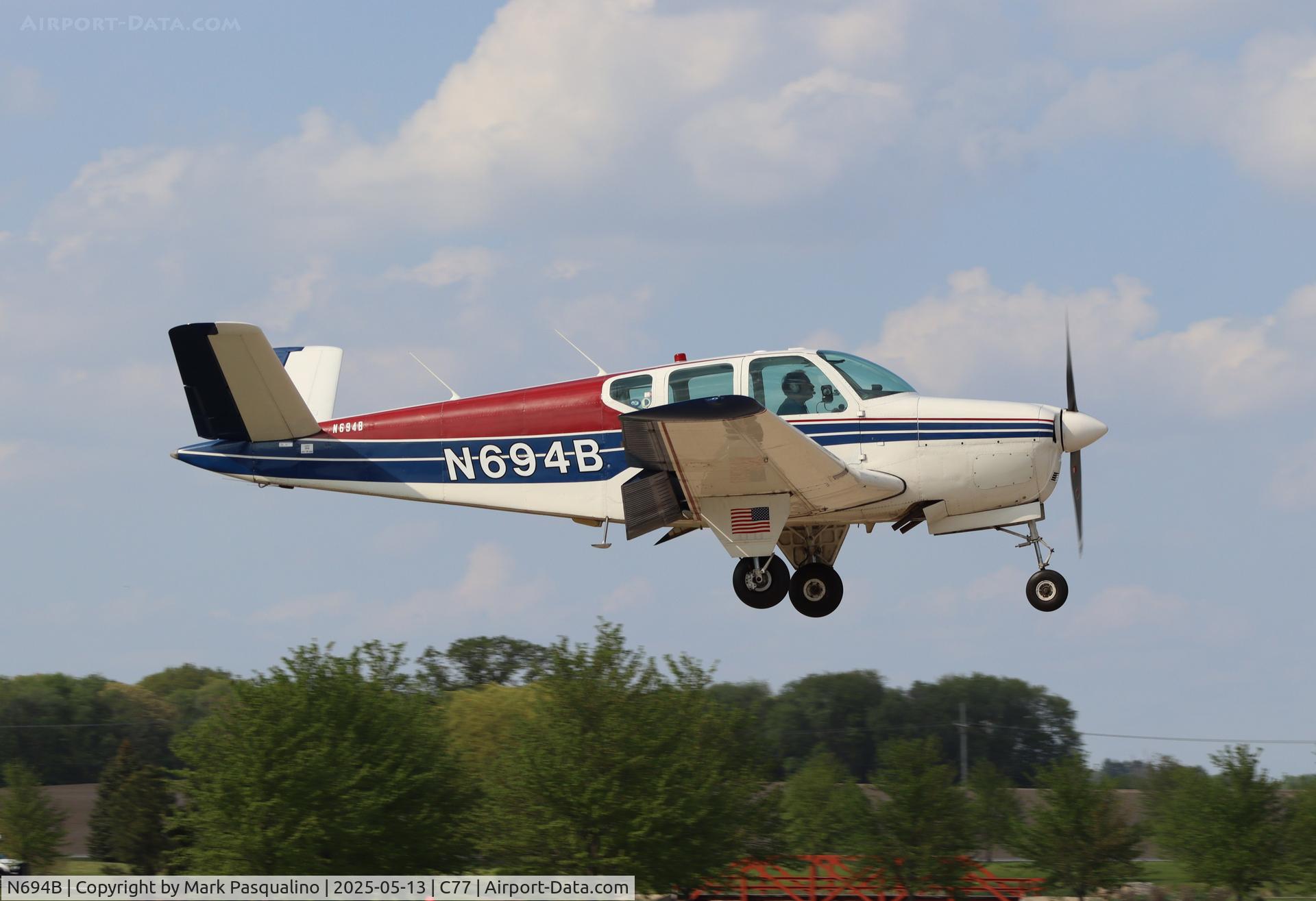 N694B, 1948 Beech A35 Bonanza C/N D-1697, Beech A35