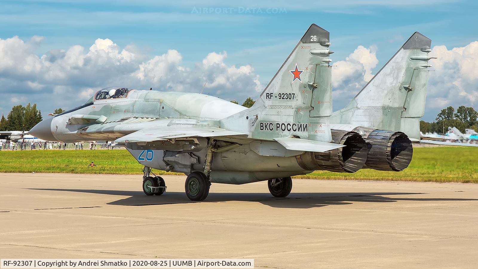 RF-92307, Mikoyan-Gurevich MiG-29SMT C/N 2960737301, ARMY airshow.