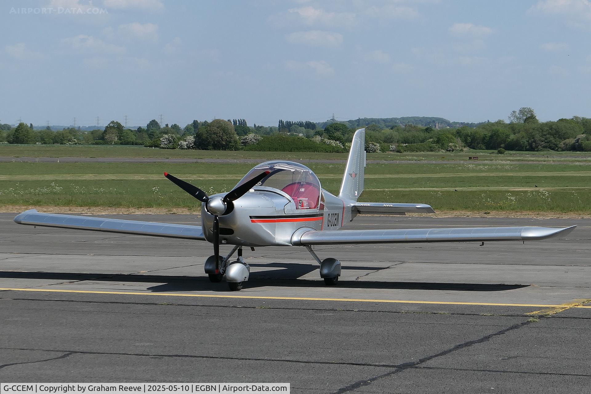 G-CCEM, 2003 Aerotechnik EV-97A Eurostar C/N PFA 315-13987, Parked at Tollerton.