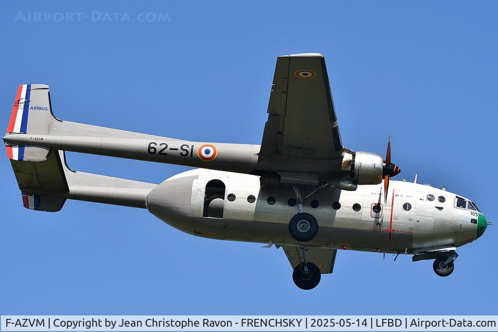 F-AZVM, 1956 Nord N-2501F Noratlas C/N 105, 62-SI Association Le Noratlas de Provence