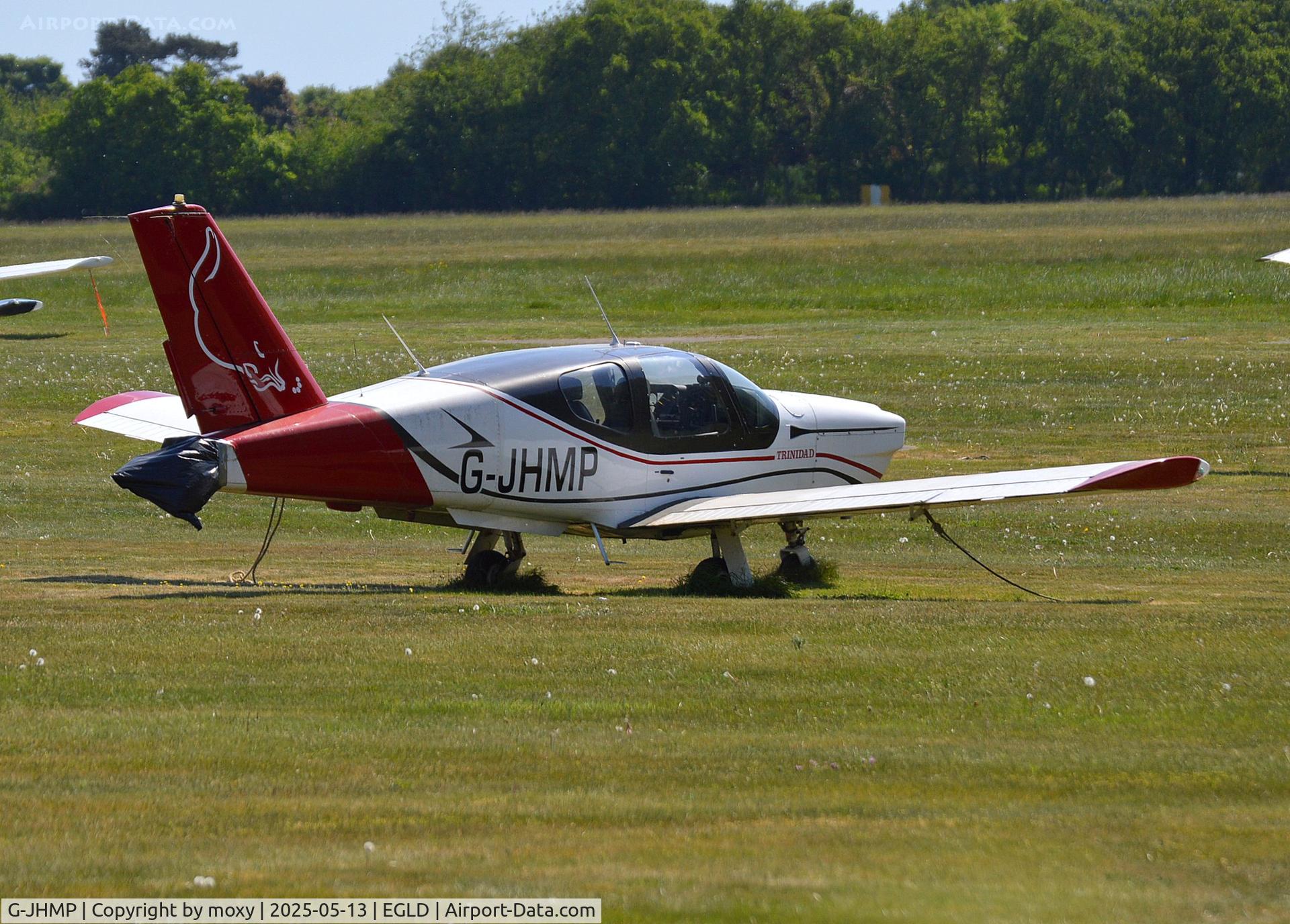 G-JHMP, 1988 Socata TB-20 Trinidad C/N 858, Socata TB-20 Trinidad at Denham. Ex EC-JHM