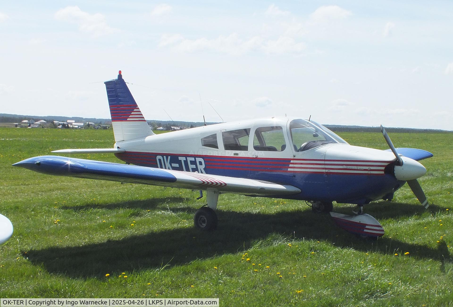 OK-TER, 1968 Piper PA-28-180 Cherokee C/N 28-5132, Piper PA-28-180 Cherokee D at the 2025 Plasy Den ve vzduchu airshow