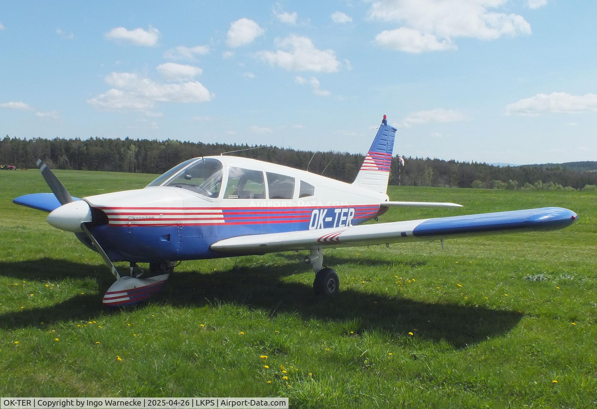 OK-TER, 1968 Piper PA-28-180 Cherokee C/N 28-5132, Piper PA-28-180 Cherokee D at the 2025 Plasy Den ve vzduchu airshow