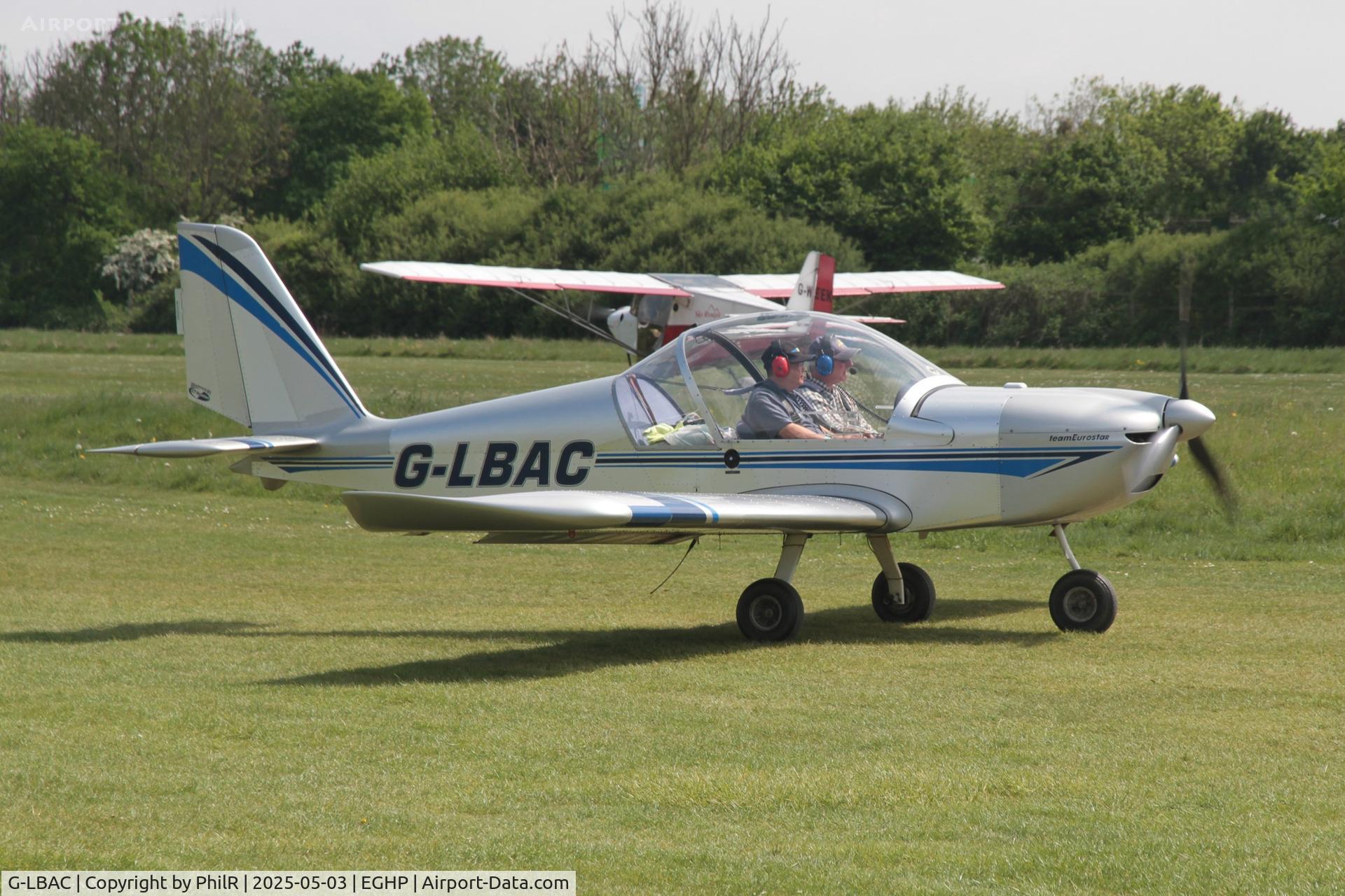 G-LBAC, 2011 Cosmik EV-97 TeamEurostar UK C/N 3934, G-LBAC 2011 Cosmik Aviation Ltd EV-97 TeamEurostar UK Popham Microlight Fly In 03.05.25 (2)