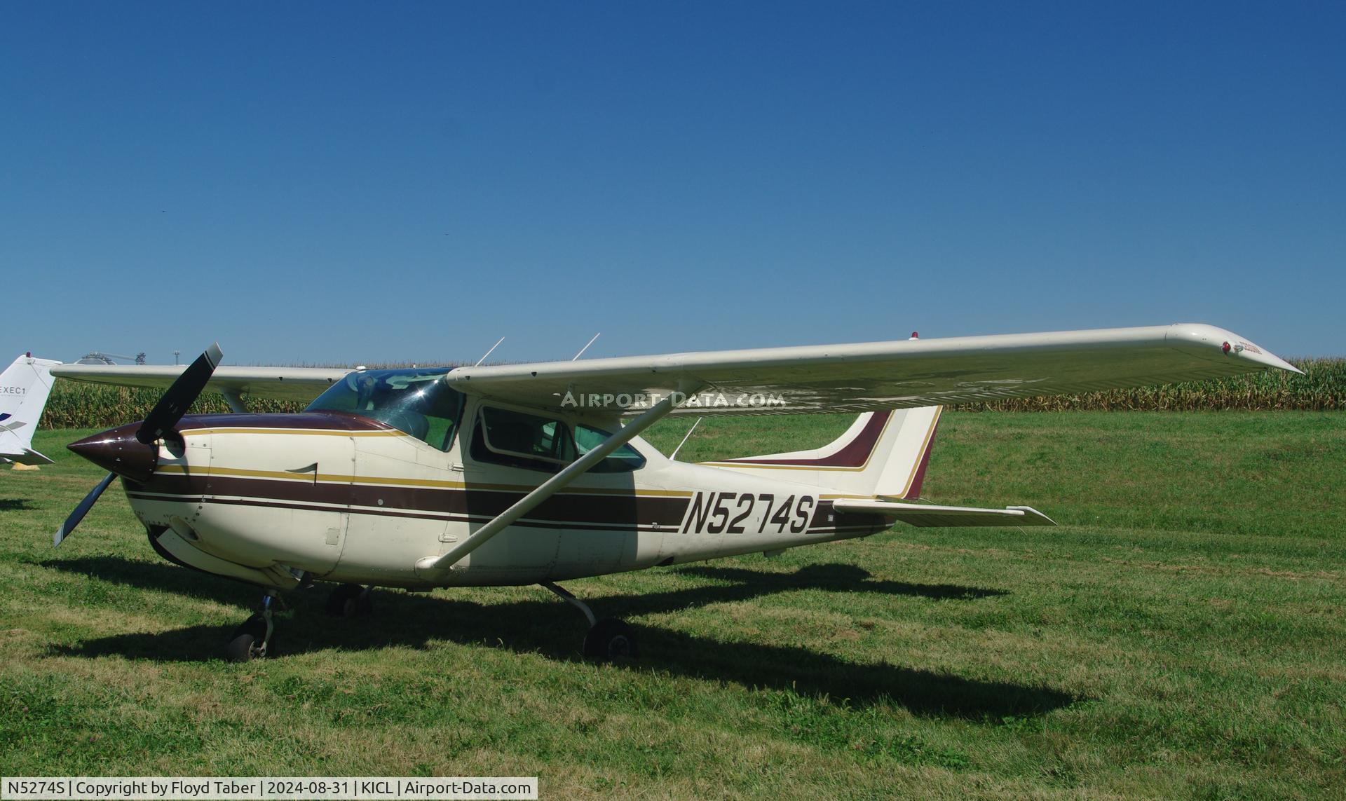 N5274S, 1980 Cessna R182 Skylane RG C/N R18201534, Fly Iowa 2024 at Clarinda