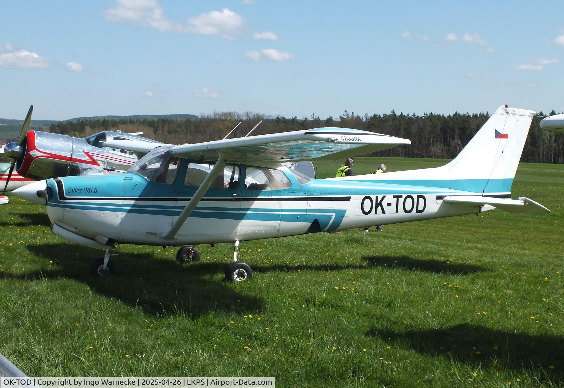 OK-TOD, Cessna 172RG Cutlass RG C/N 172RG-0831, Cessna 172RG Cutlass RG at the 2025 Plasy Den ve vzduchu airshow