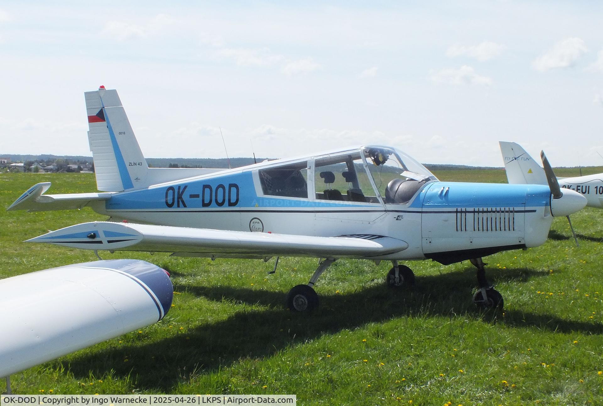 OK-DOD, Zlin Z-43 C/N 0016, Zlin Z-43 at the 2025 Plasy Den ve vzduchu airshow