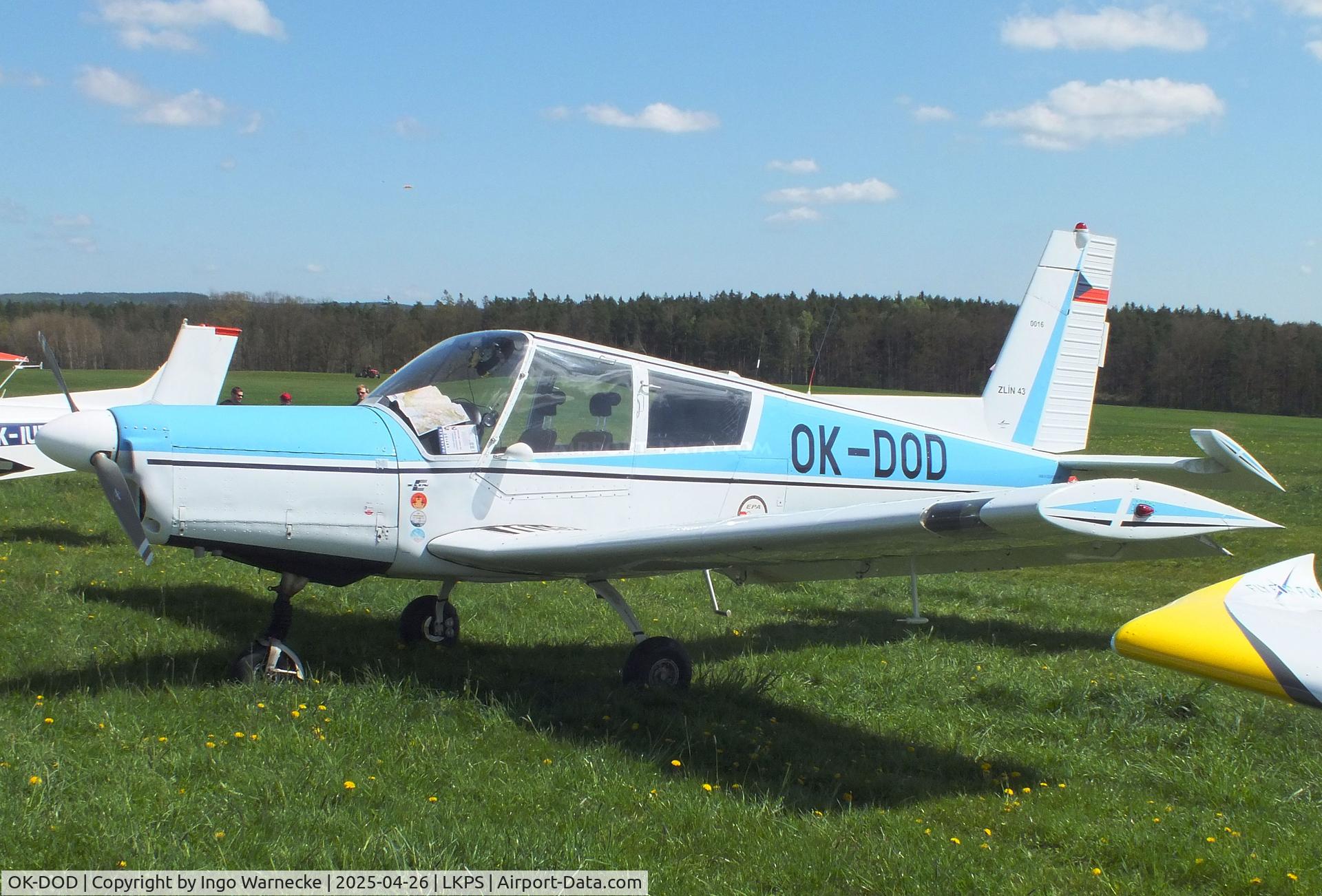 OK-DOD, Zlin Z-43 C/N 0016, Zlin Z-43 at the 2025 Plasy Den ve vzduchu airshow