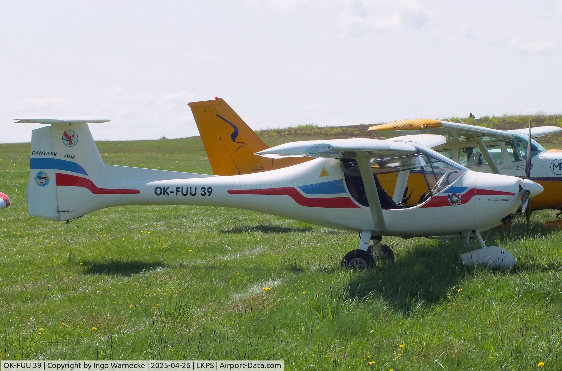 OK-FUU 39, 2000 Fantasy Air Allegro 2000 C/N 00-30, Fantasy Air Allegro 2000 at the 2025 Plasy Den ve vzduchu airshow