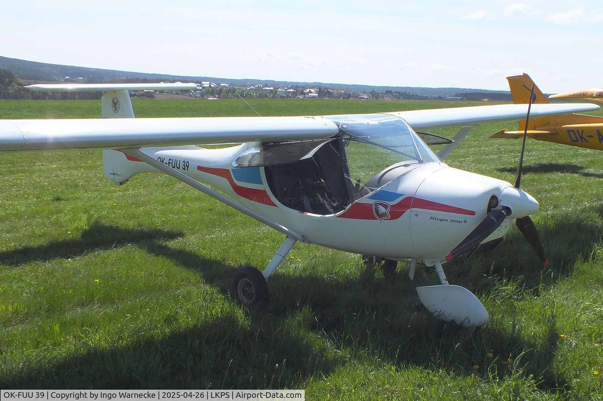 OK-FUU 39, 2000 Fantasy Air Allegro 2000 C/N 00-30, Fantasy Air Allegro 2000 at the 2025 Plasy Den ve vzduchu airshow
