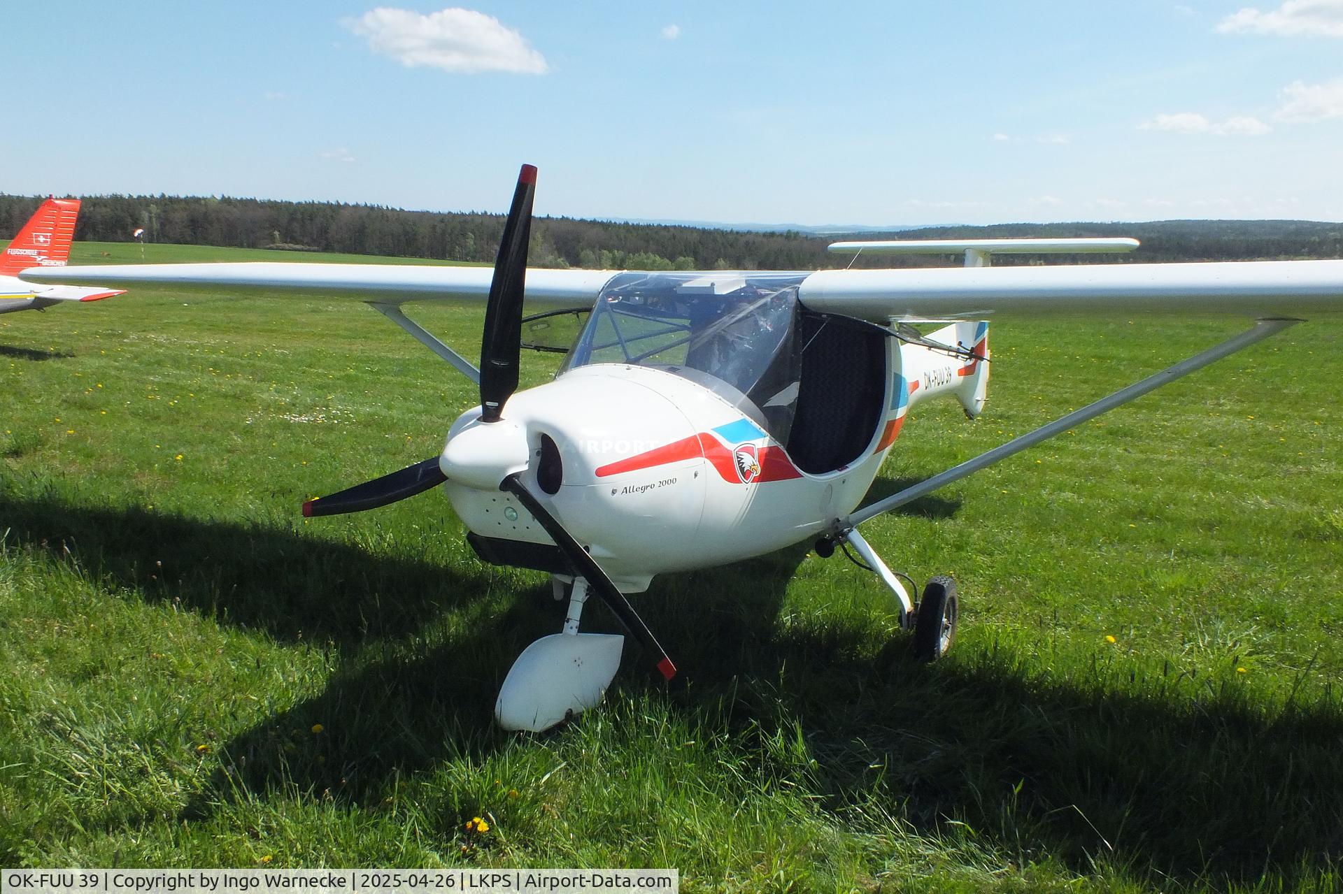 OK-FUU 39, 2000 Fantasy Air Allegro 2000 C/N 00-30, Fantasy Air Allegro 2000 at the 2025 Plasy Den ve vzduchu airshow