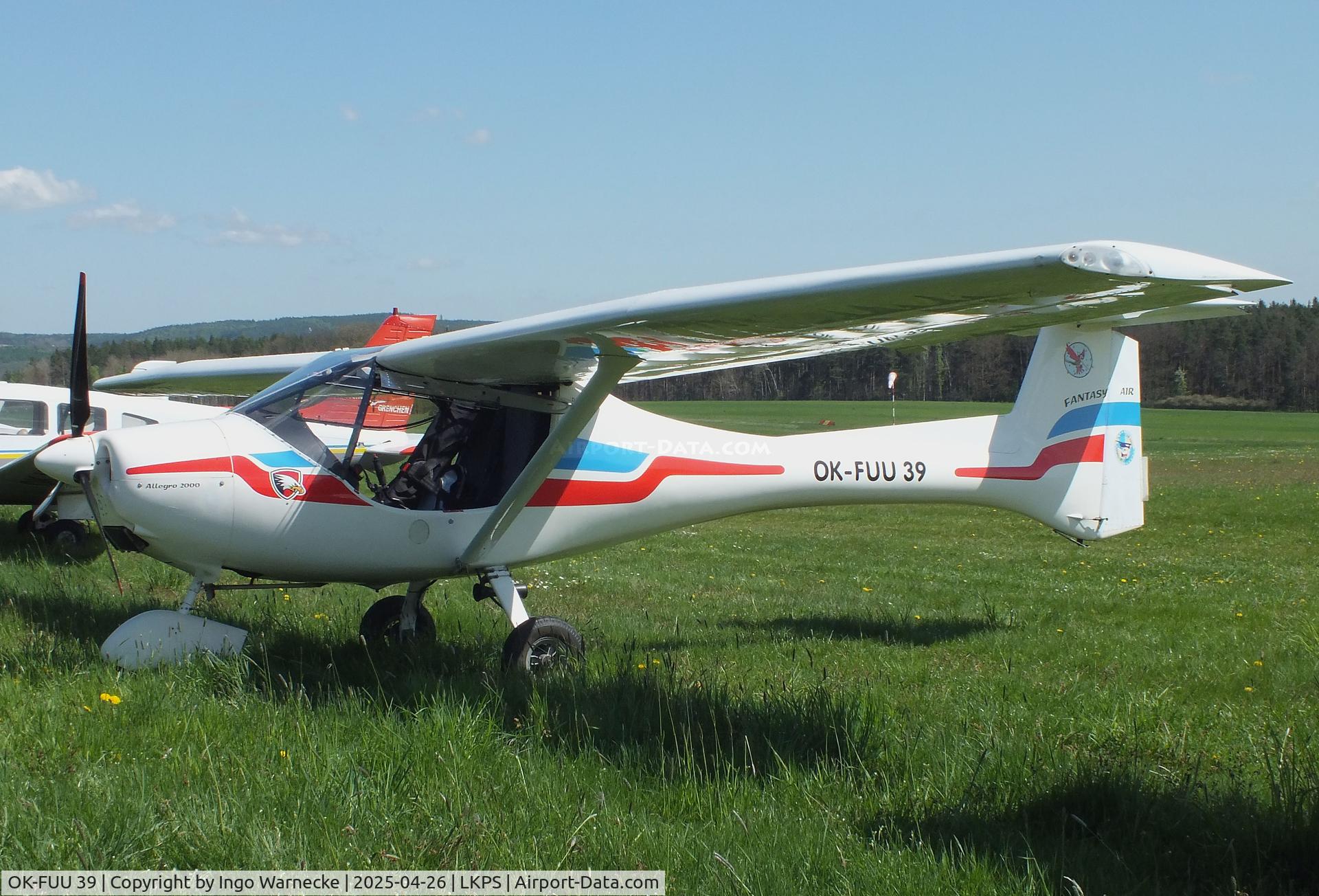 OK-FUU 39, 2000 Fantasy Air Allegro 2000 C/N 00-30, Fantasy Air Allegro 2000 at the 2025 Plasy Den ve vzduchu airshow