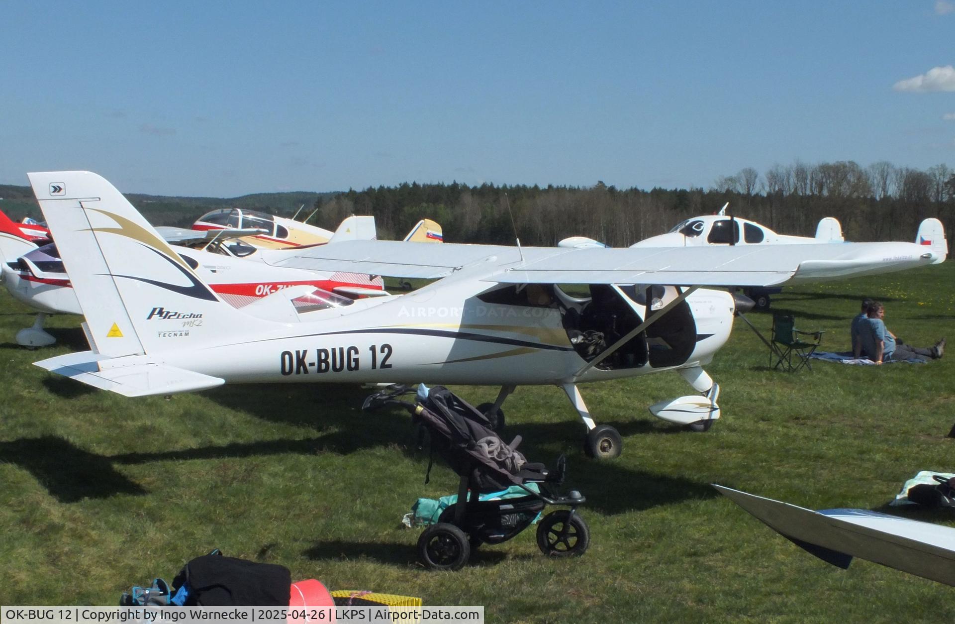 OK-BUG 12, Tecnam P-92 Echo Mk.II C/N 1625, Tecnam P-92 Echo Mk II at the 2025 Plasy Den ve vzduchu airshow