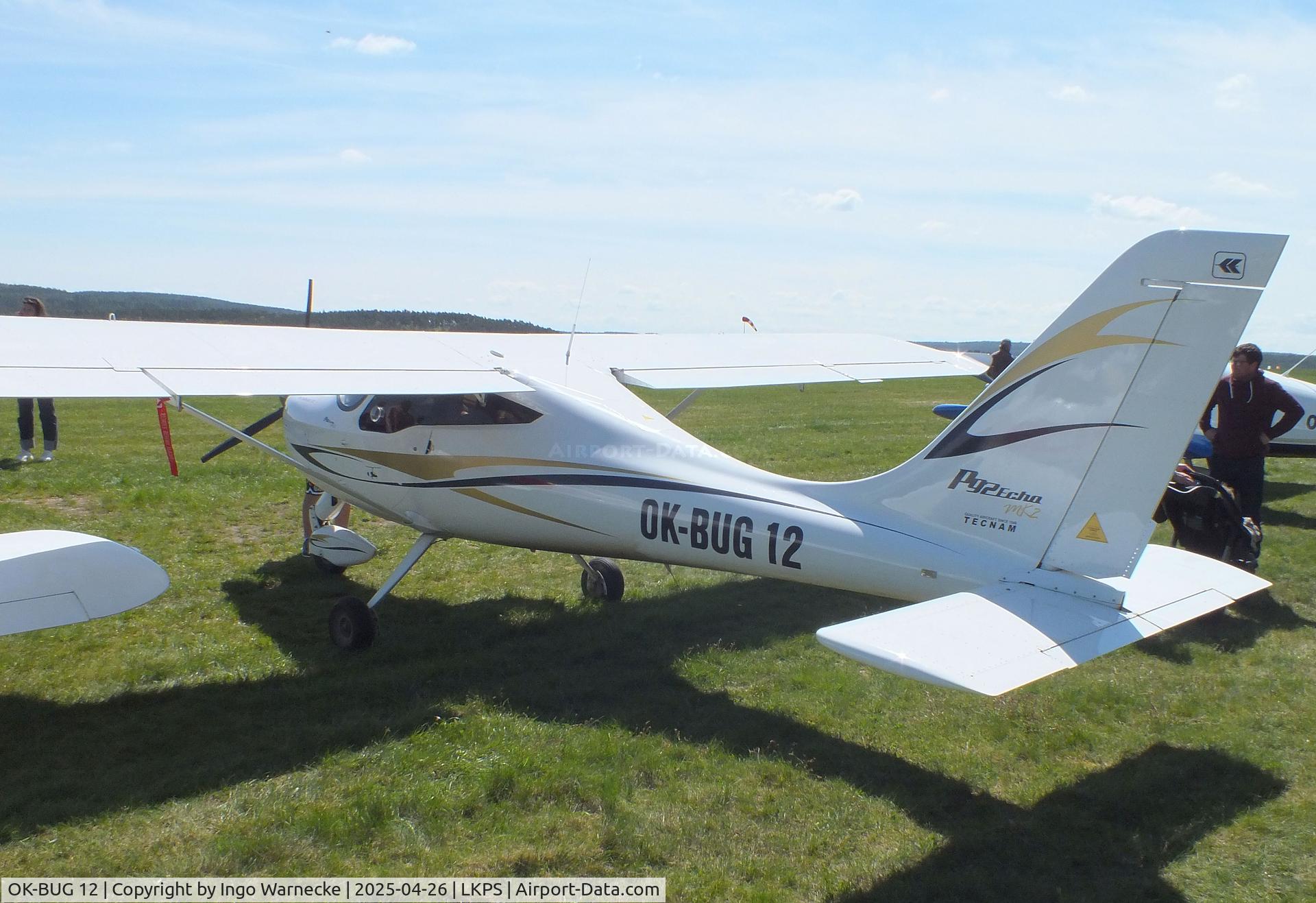 OK-BUG 12, Tecnam P-92 Echo Mk.II C/N 1625, Tecnam P-92 Echo Mk II at the 2025 Plasy Den ve vzduchu airshow