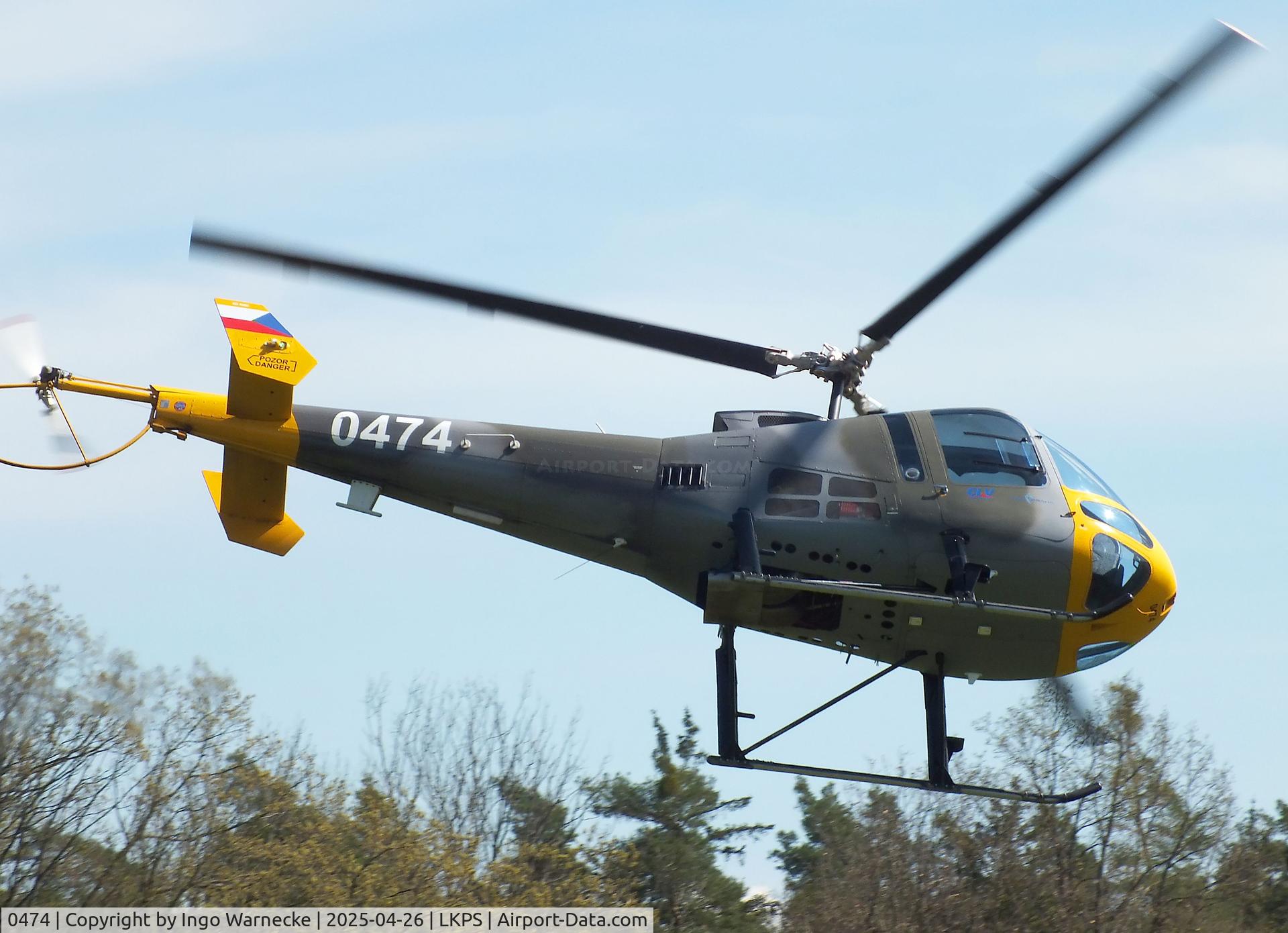 0474, 2018 Enstrom 480B C/N 5241, Enstrom 480B of the Czech Air Force at the 2025 Plasy Den ve vzduchu airshow