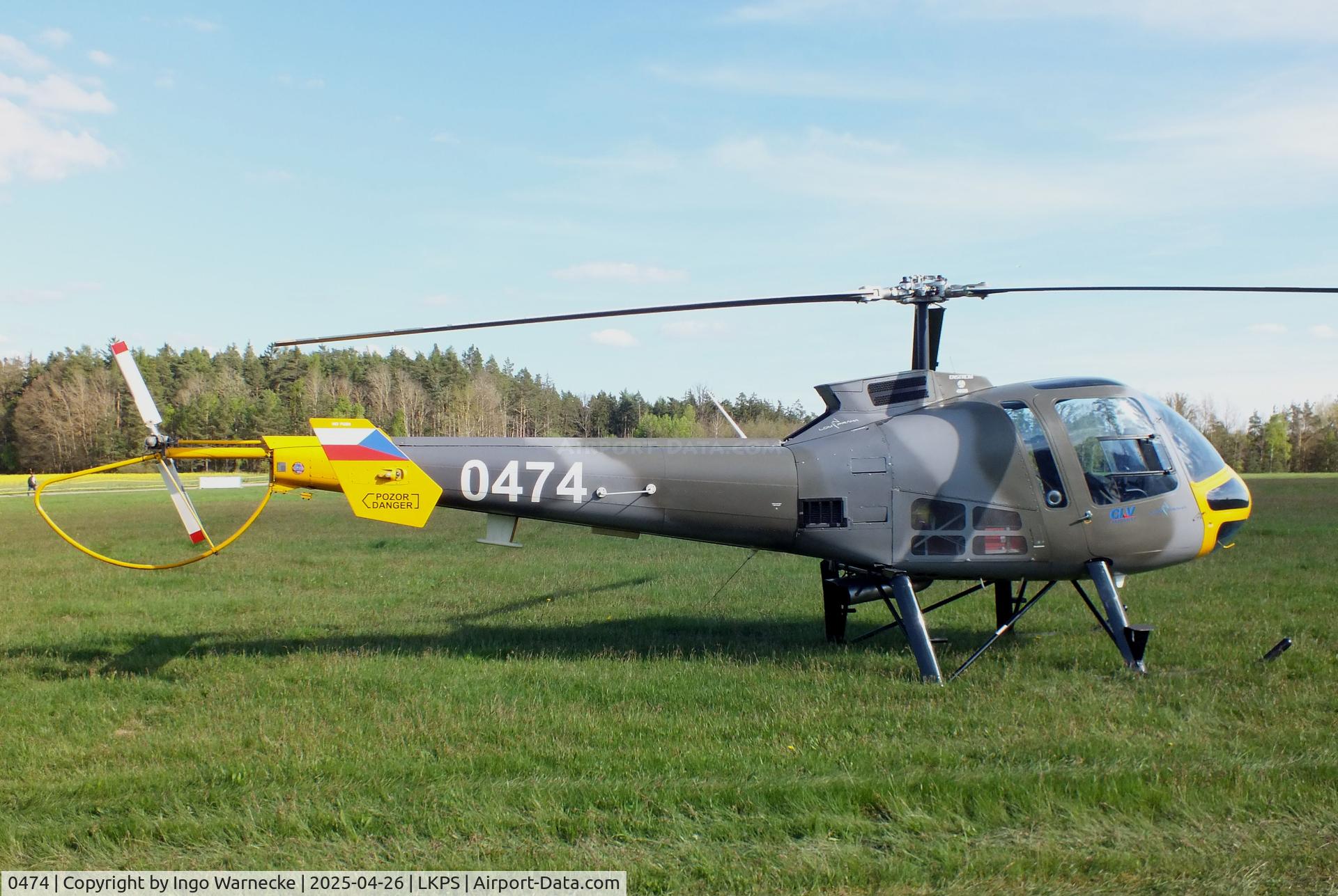 0474, 2018 Enstrom 480B C/N 5241, Enstrom 480B of the Czech Air Force at the 2025 Plasy Den ve vzduchu airshow
