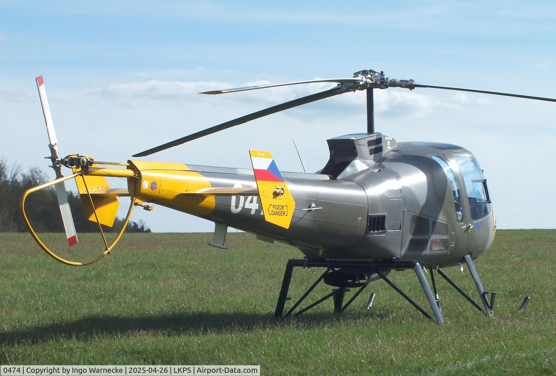 0474, 2018 Enstrom 480B C/N 5241, Enstrom 480B of the Czech Air Force at the 2025 Plasy Den ve vzduchu airshow