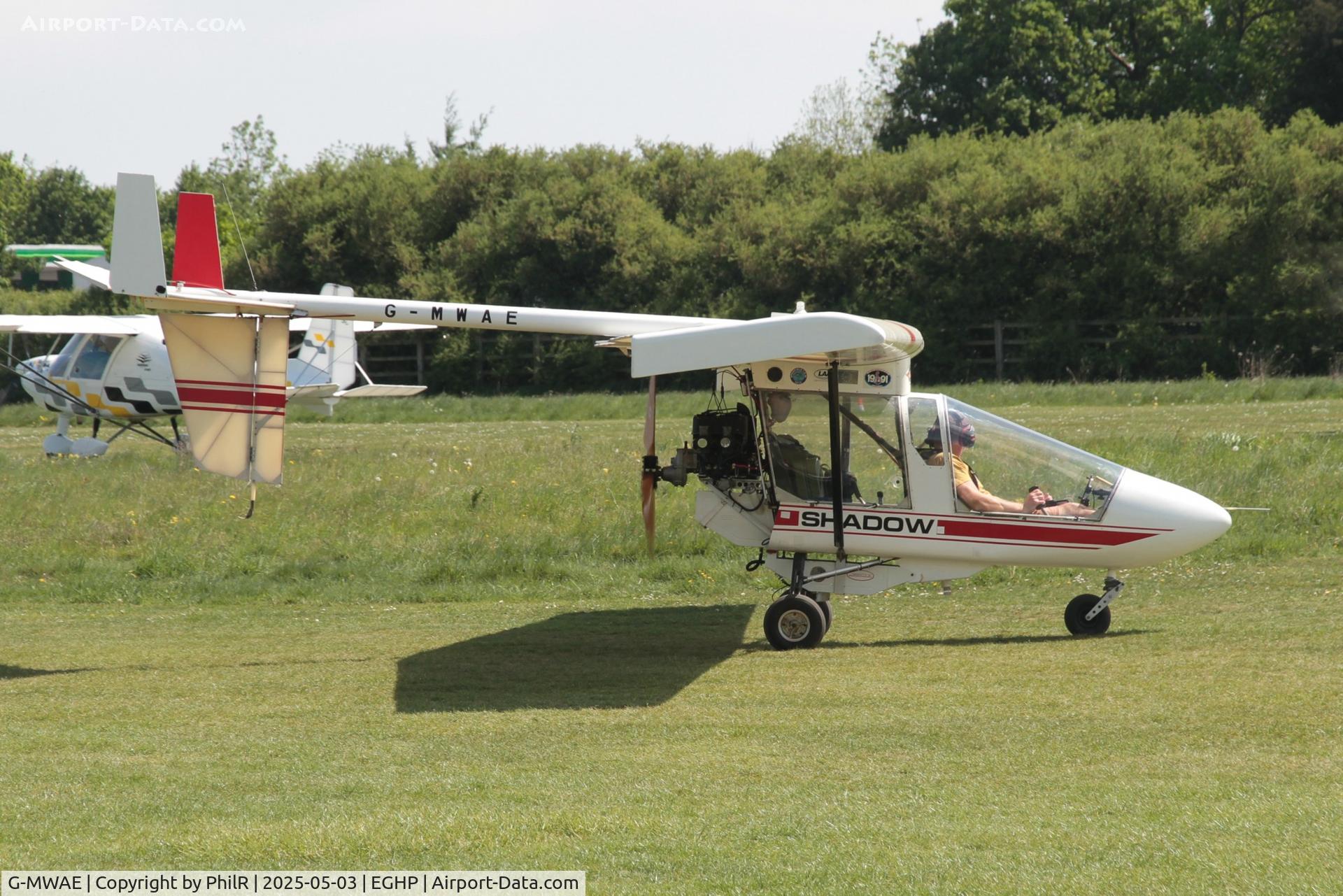G-MWAE, 1990 CFM Shadow Series CD C/N 130, G-MWAE 1990 CFM Metal-Fax Shadow Series CD Popham Microlight Fly In 