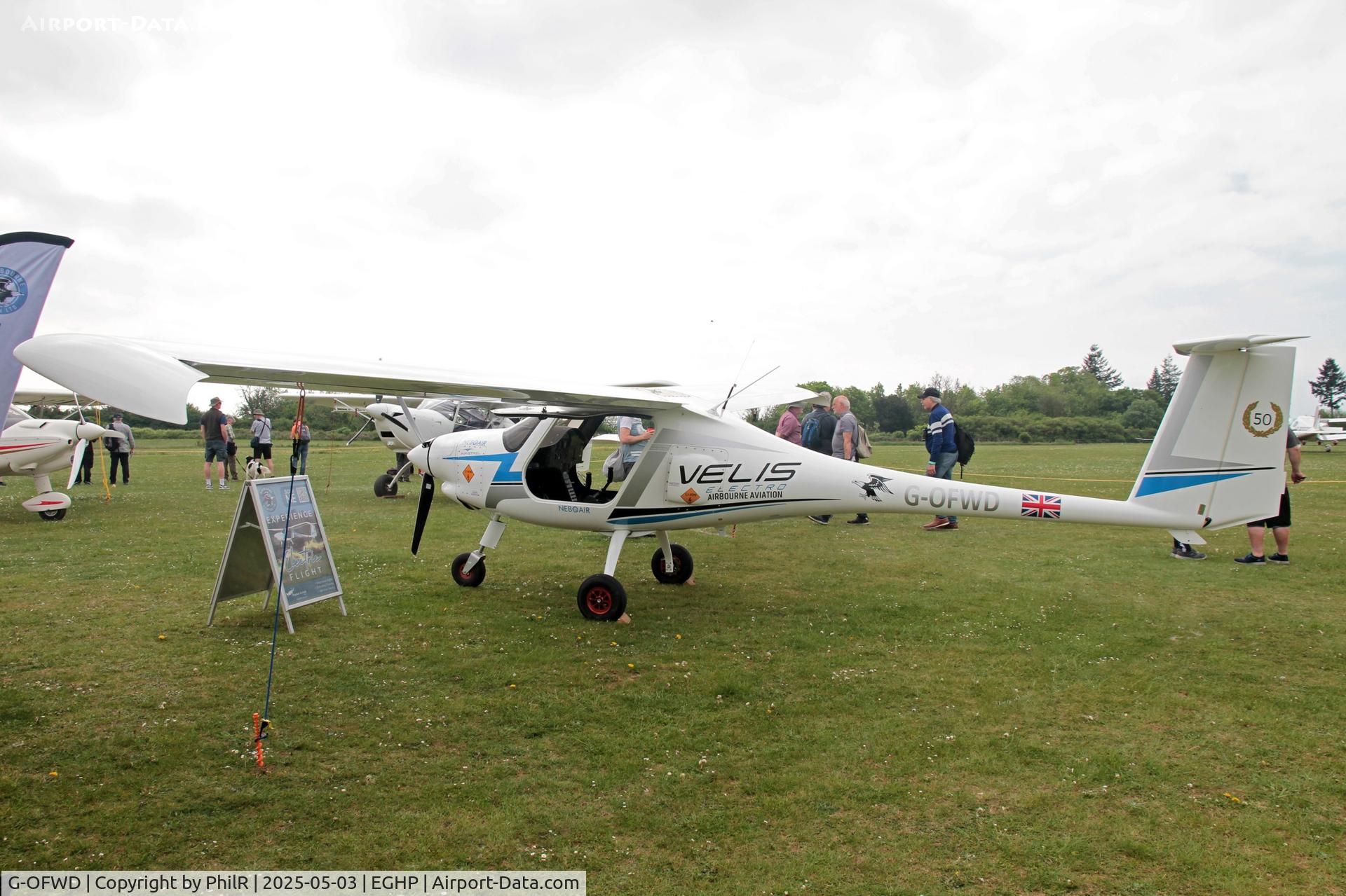 G-OFWD, 2021 Pipistrel Virus SW 128 (Velis Electro) C/N VSW1280050, G-OFWD 2021 Pipistrel D.O.O. Ajdovscina Virus SW 128 Velis Electro Popham Microlight Fly In 