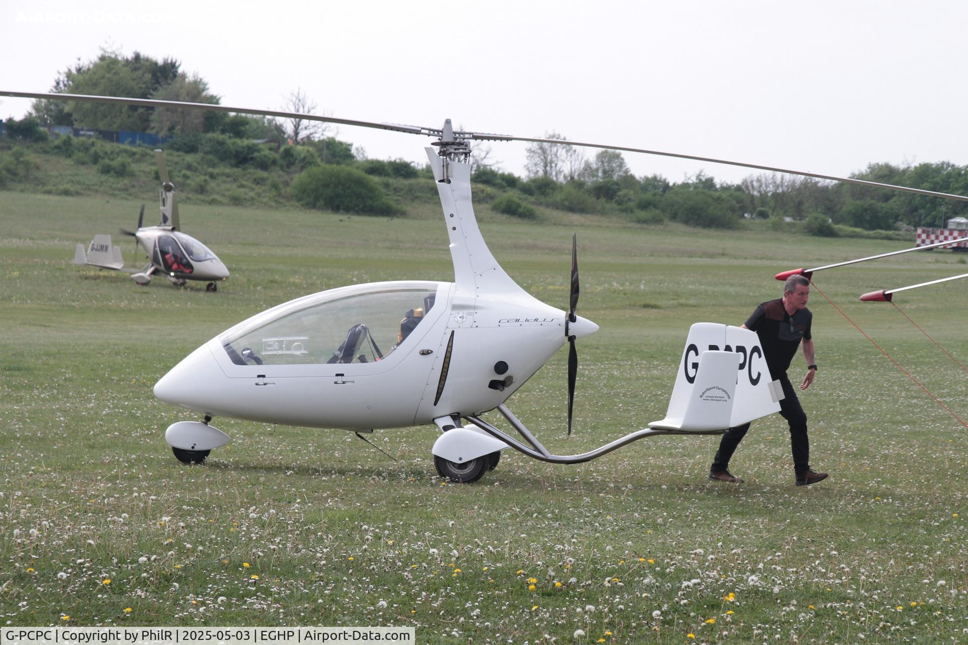 G-PCPC, 2015 Rotorsport UK Calidus C/N RSUK/CALS/026, G-PCPC 2015 Rotorsport UK Calidus Popham Microlight Fly In 