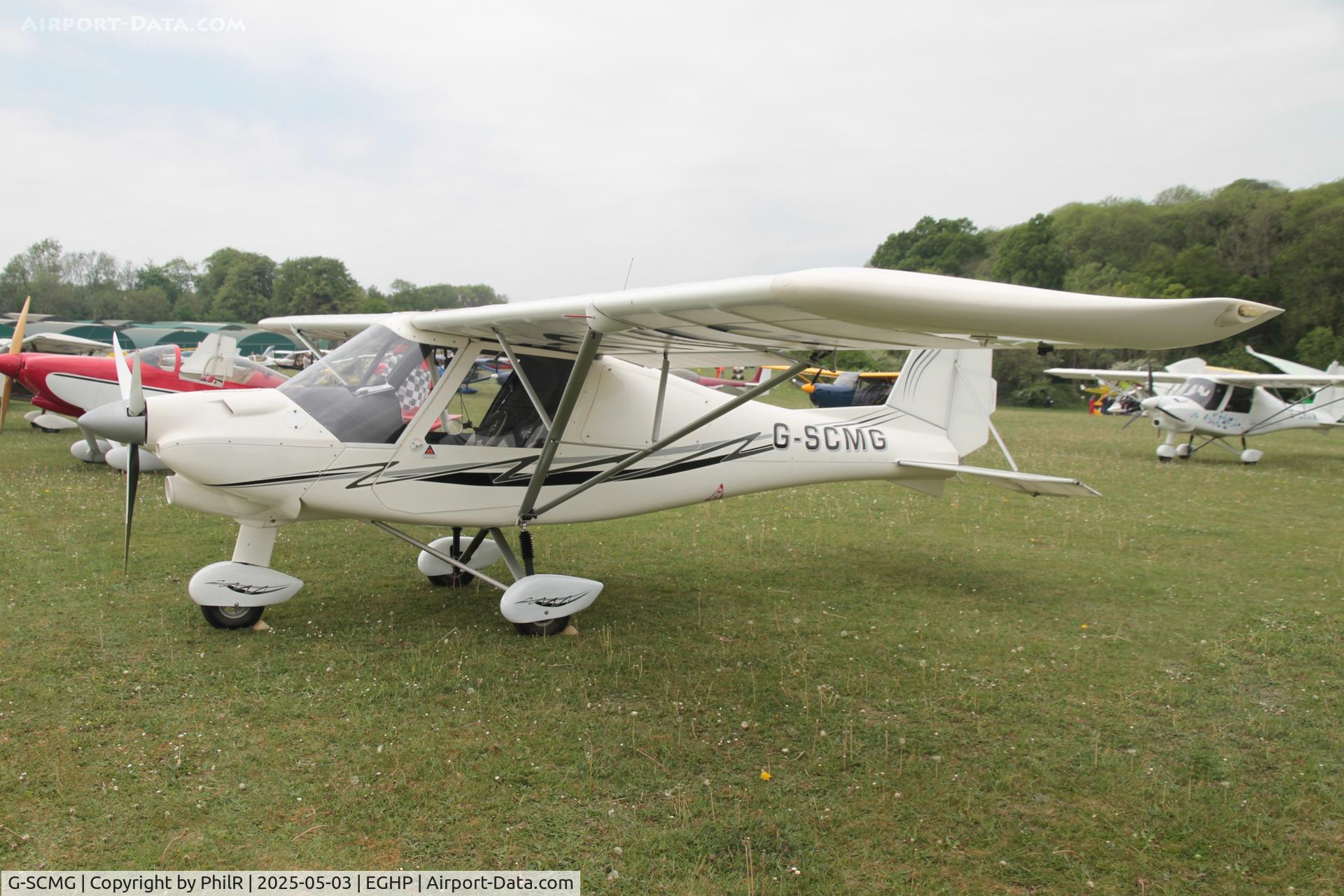 G-SCMG, 2014 Comco Ikarus C42 FB80 Bravo C/N 1402-7304, G-SCMG 2014 Red-Air UK Ikarus C42 FB80 Bravo Popham Microlight Fly In 