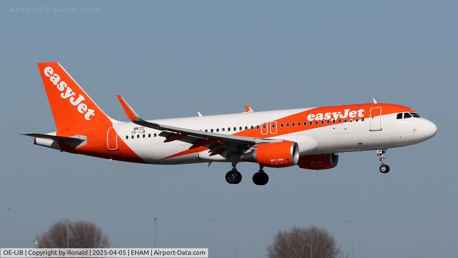 OE-IJB, 2015 Airbus A320-214 C/N 6572, at eham