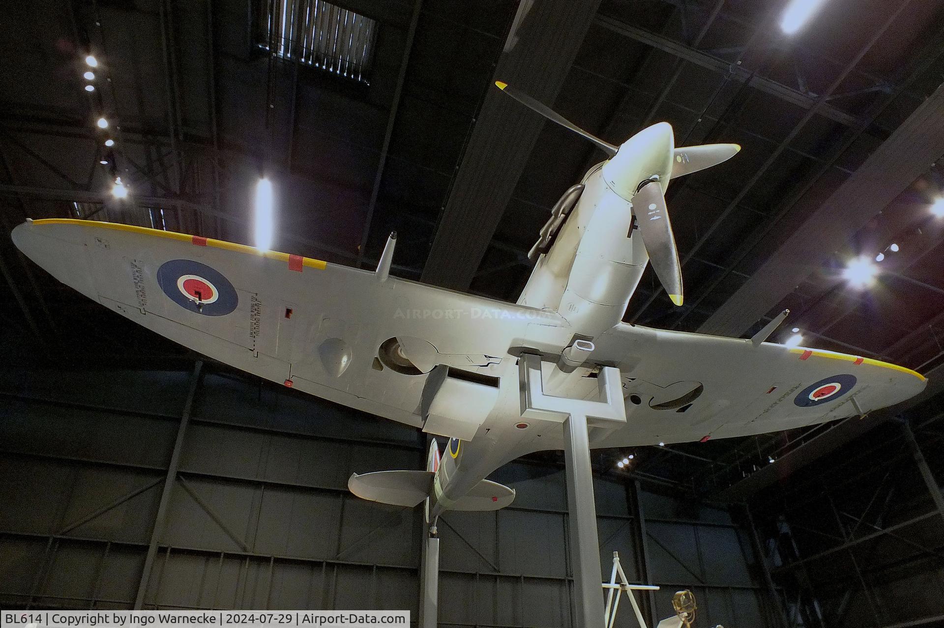 BL614, 1941 Supermarine 349 Spitfire F.Vb C/N CBAF.1646, Supermarine Spitfire F Vb at the RAF Museum Hendon