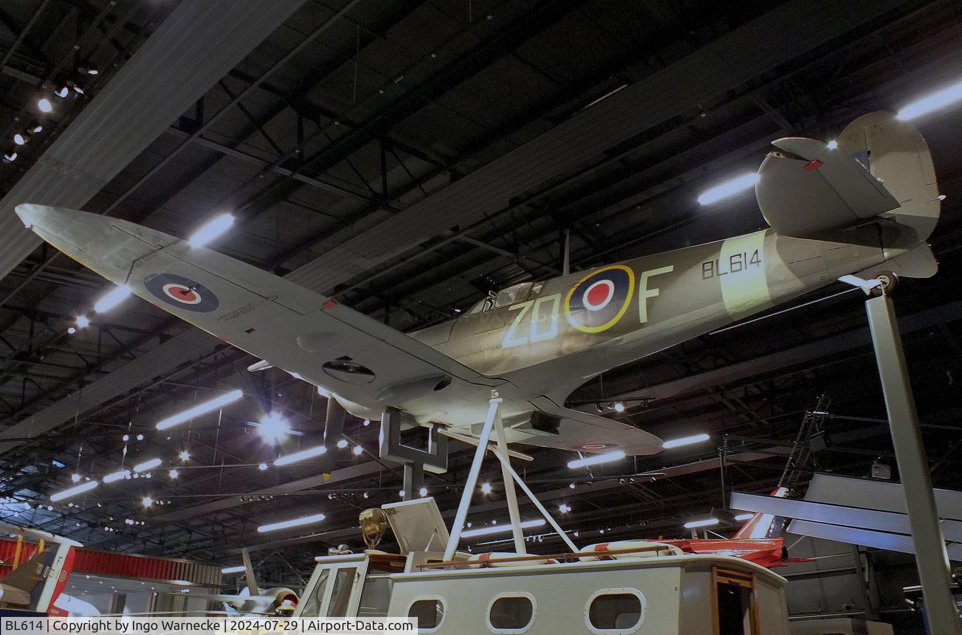 BL614, 1941 Supermarine 349 Spitfire F.Vb C/N CBAF.1646, Supermarine Spitfire F Vb at the RAF Museum Hendon