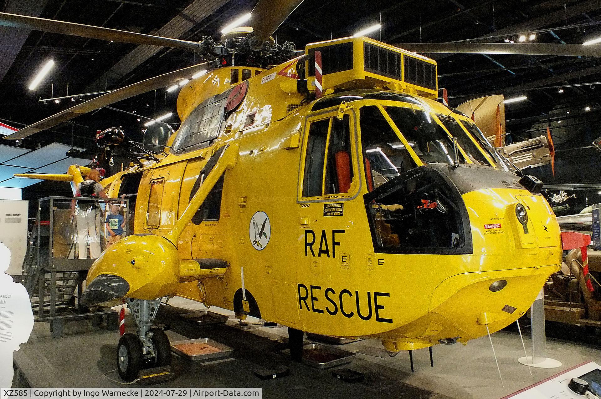 XZ585, 1977 Westland Sea King HAR.3 C/N WA851, Westland Sea King HAR3 at the RAF Museum Hendon