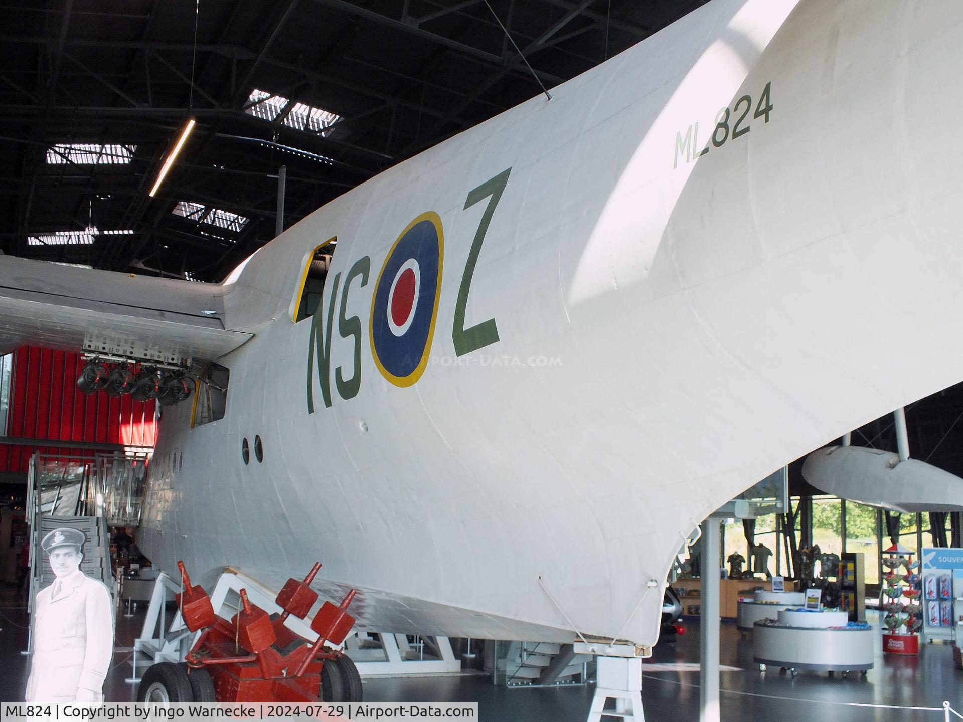 ML824, 1944 Short S25 Sunderland V C/N SH.984, Short Sunderland V at the RAF Museum Hendon