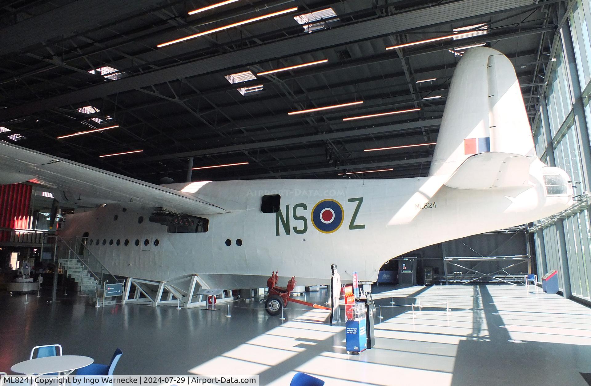 ML824, 1944 Short S25 Sunderland V C/N SH.984, Short Sunderland V at the RAF Museum Hendon