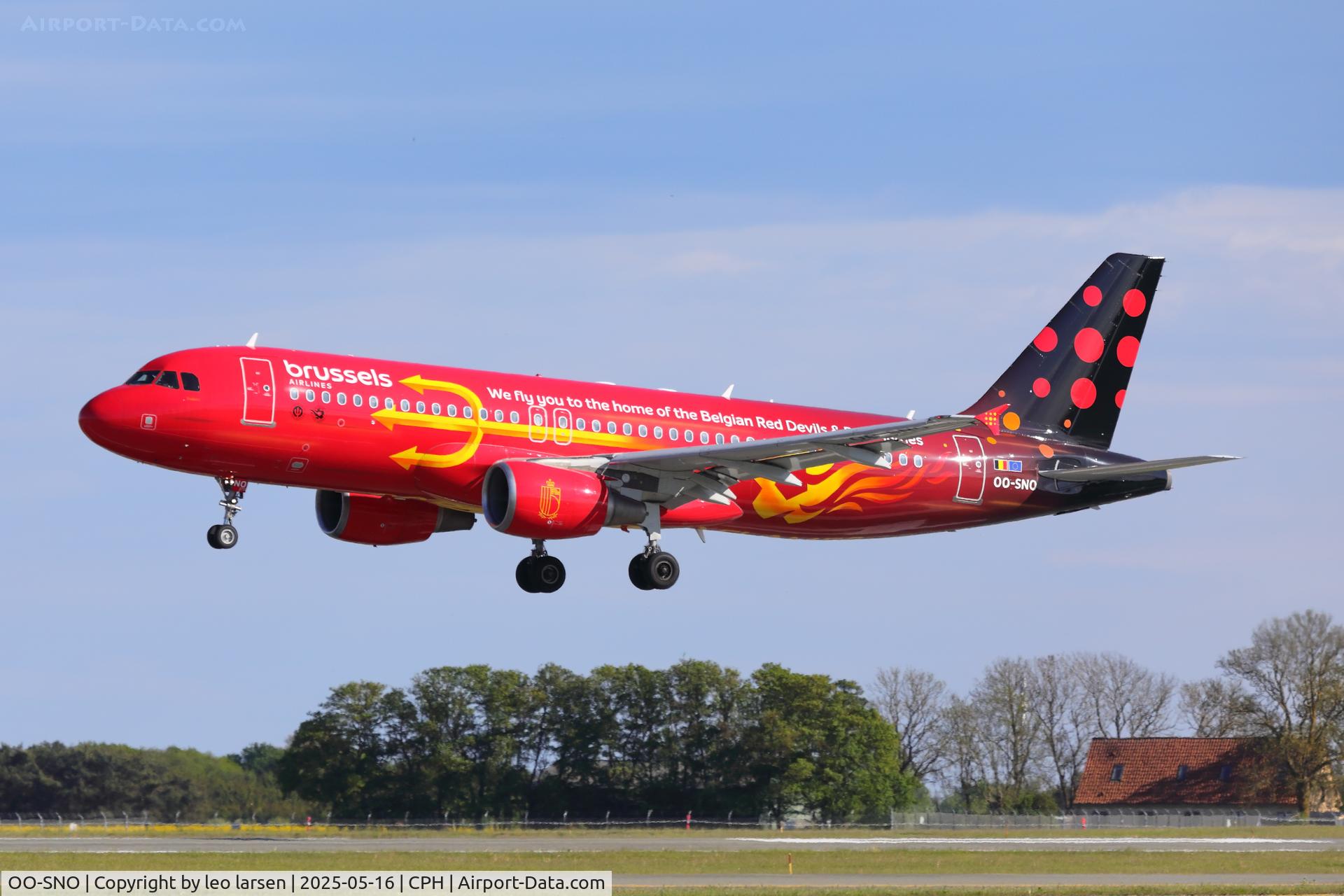 OO-SNO, 2009 Airbus A320-216 C/N 3831, Copenhagen 16.5.2025