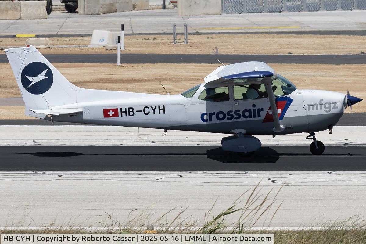 HB-CYH, 1980 Cessna 172P C/N 17274157, Runway 31 Backtrack