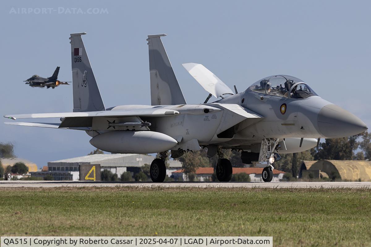 QA515, Boeing F-15QA Ababil C/N QA20, Iniochos 2025
