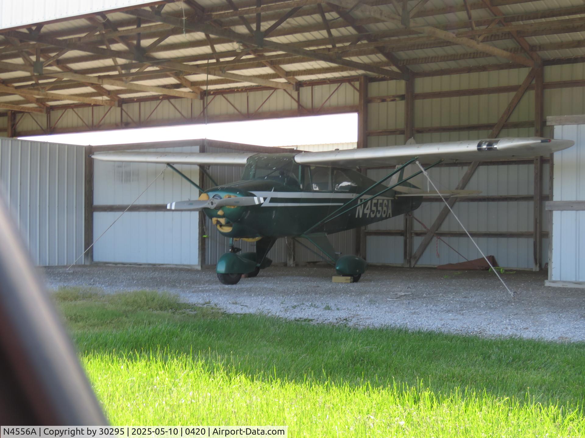 N4556A, 1956 Piper PA-22-150 C/N 22-3867, Parked