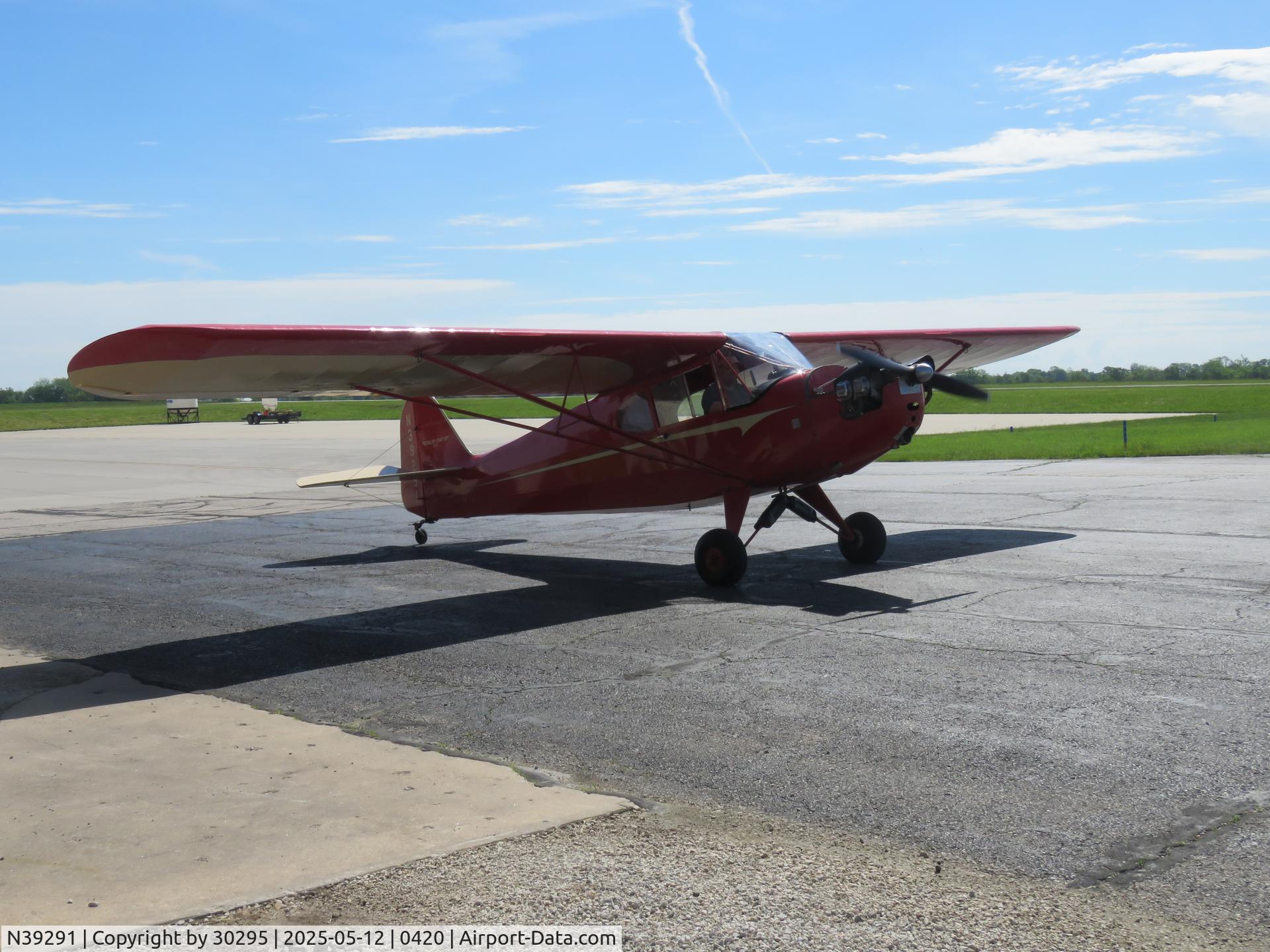 N39291, 1942 Taylorcraft DC-65 C/N 4196, Starting