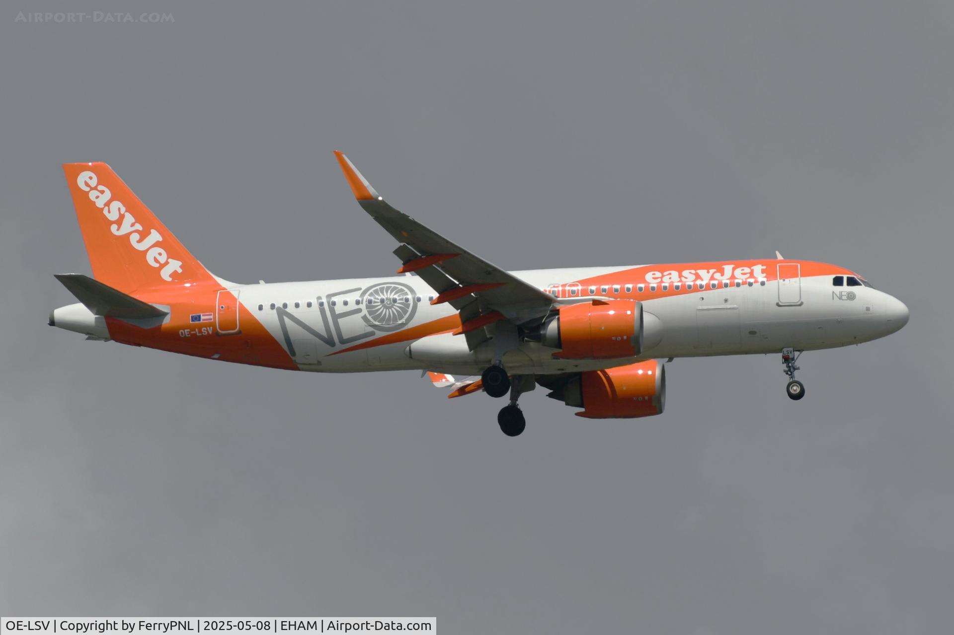 OE-LSV, Airbus A320-251 Neo C/N 11835, Another Easyjet A320N arriving