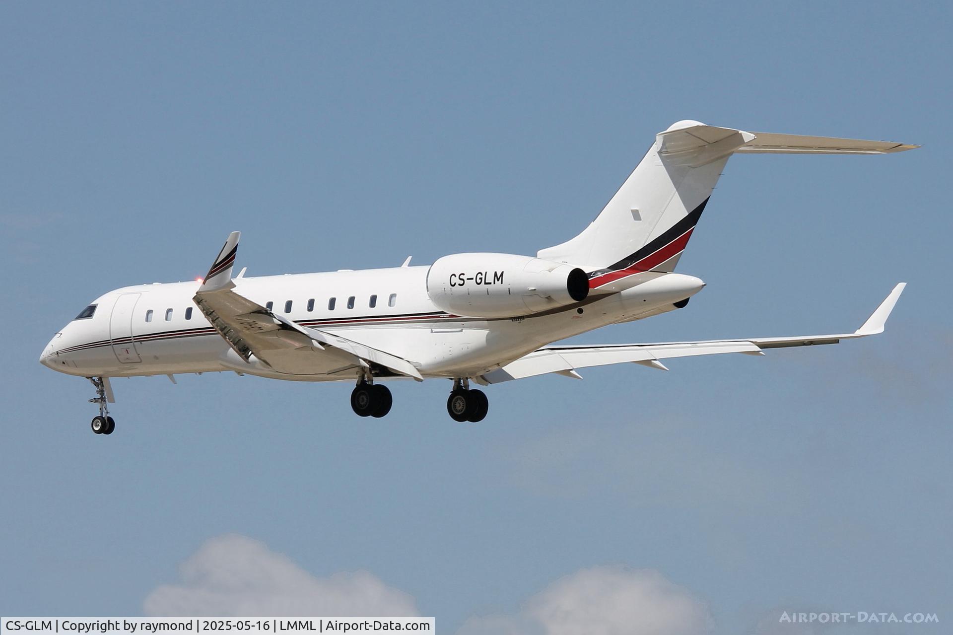 CS-GLM, 2024 Bombardier BD 700-1A10 Global 6000 C/N 60146, Bombardier BD-700 Global 6000 CS-GLM of Netjets landing in Malta RW31.