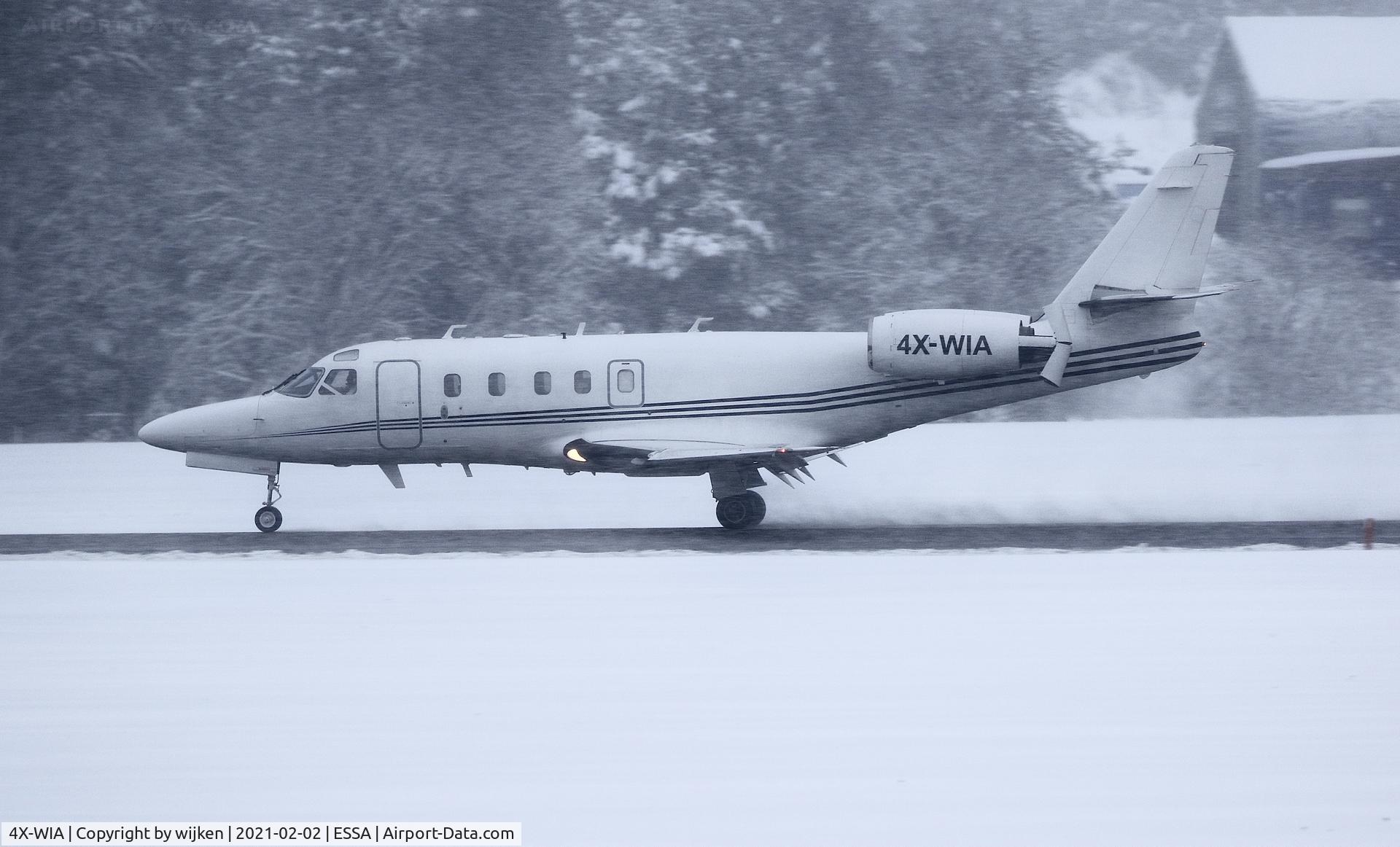 4X-WIA, 1984 Israel Aircraft Industries IAI-1125 Astra C/N 2, Rwy 01R