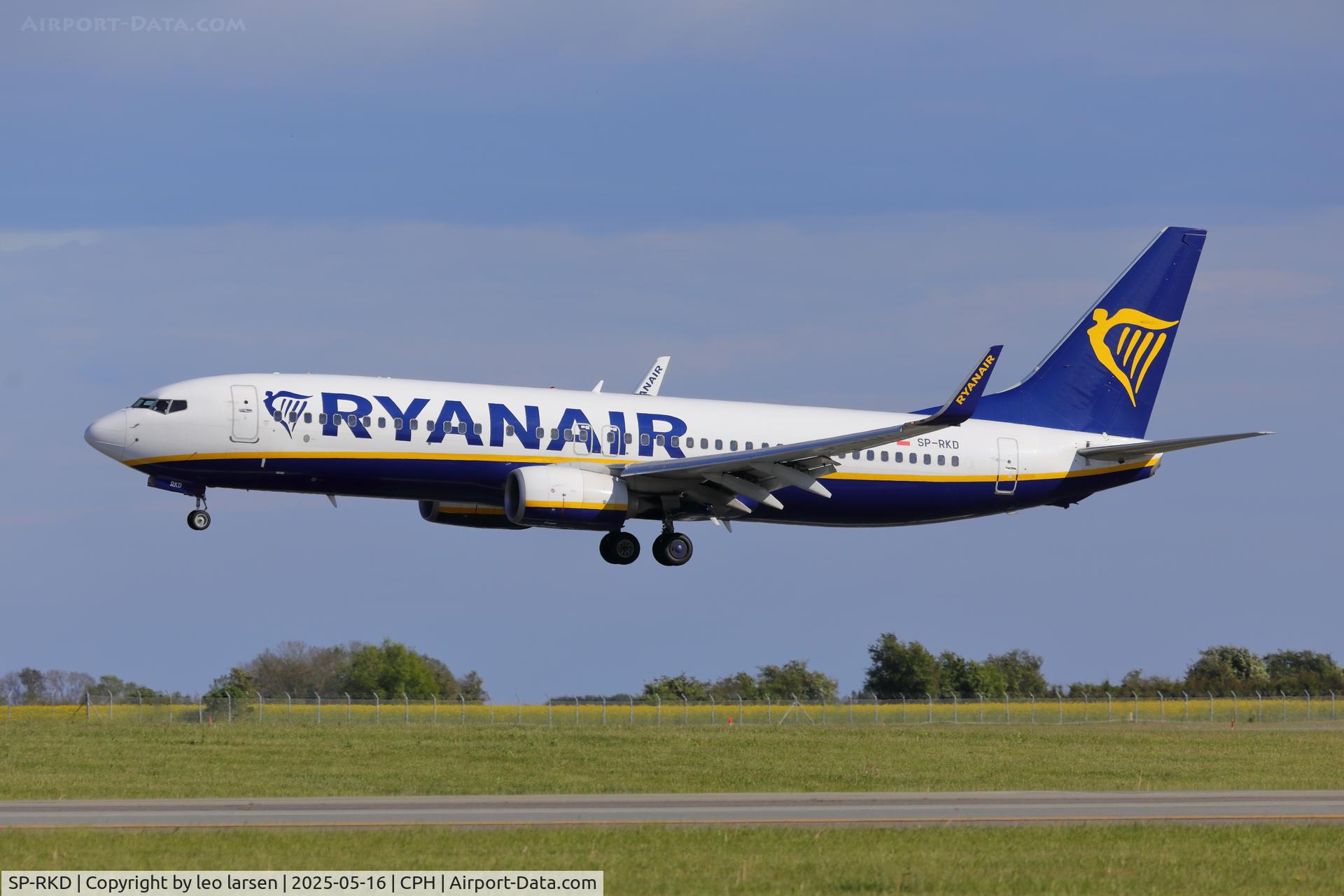 SP-RKD, 2016 Boeing 737-8AS C/N 44736, Copenhagen 16.5.2025