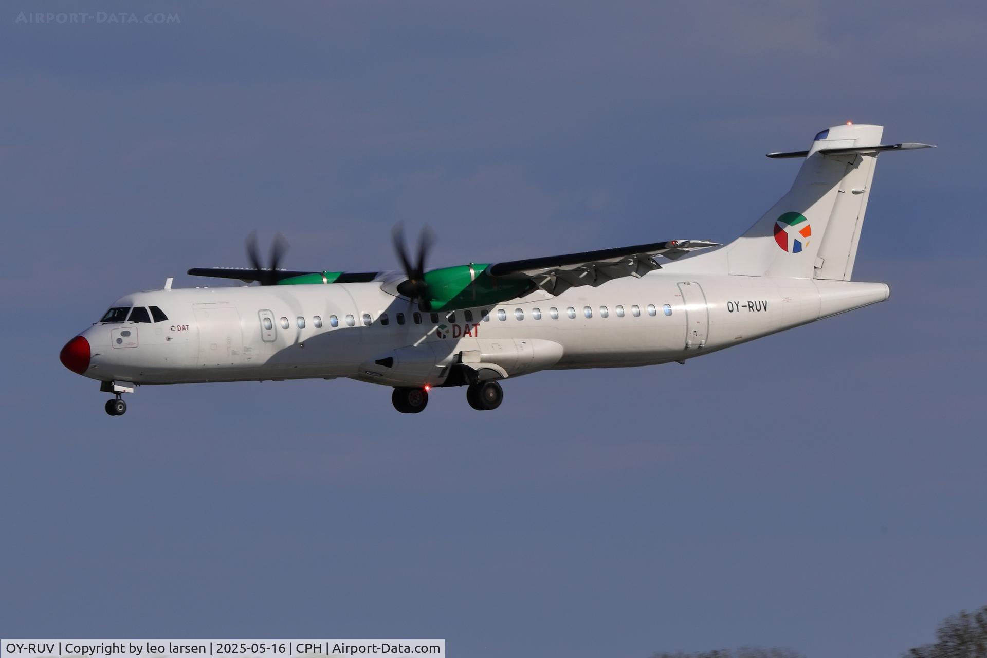 OY-RUV, 2018 ATR 72-600 C/N 1527, Copenhagen16.5.2025