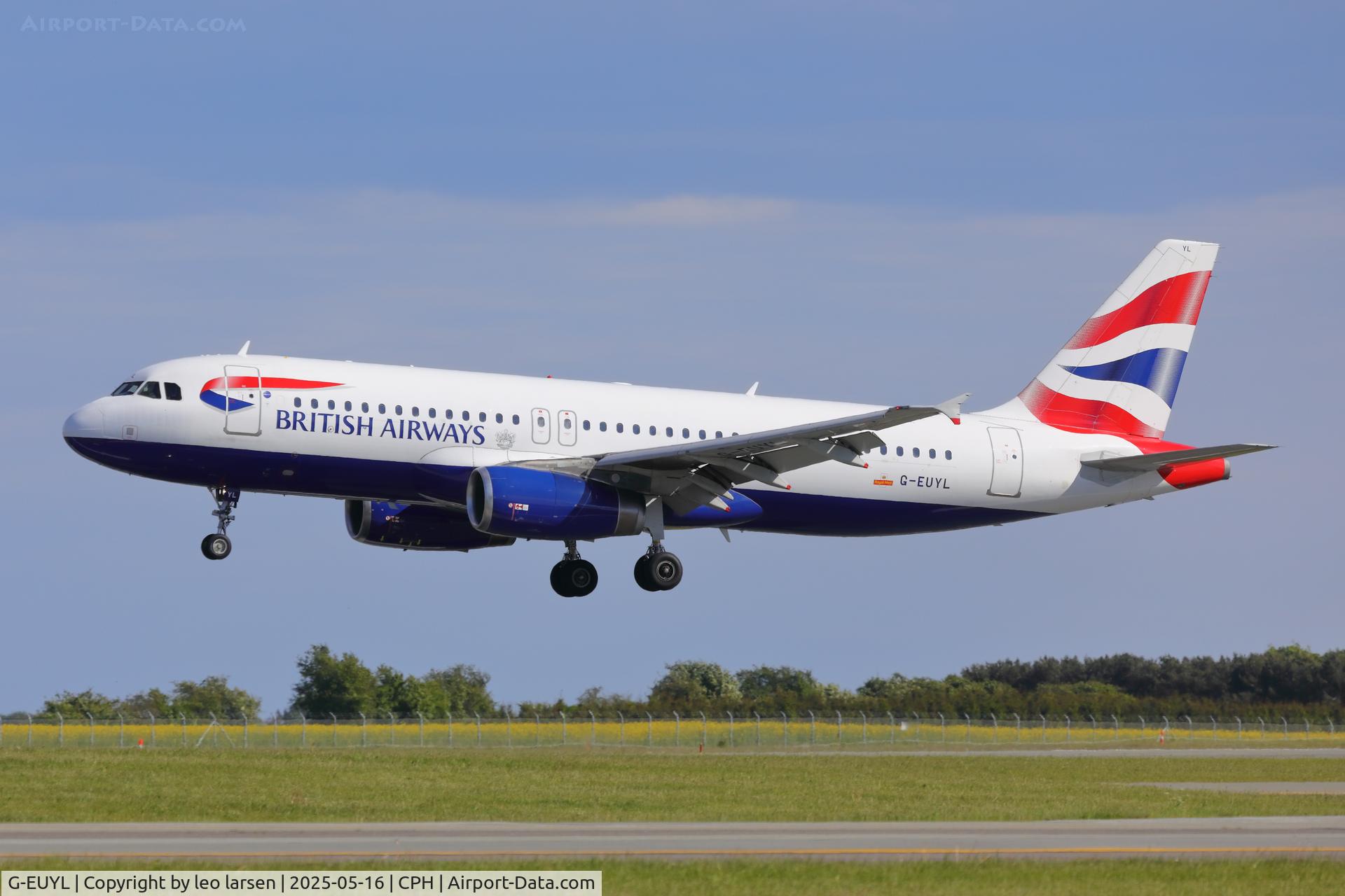 G-EUYL, 2011 Airbus A320-232 C/N 4725, Copenhagen 16.5.2025