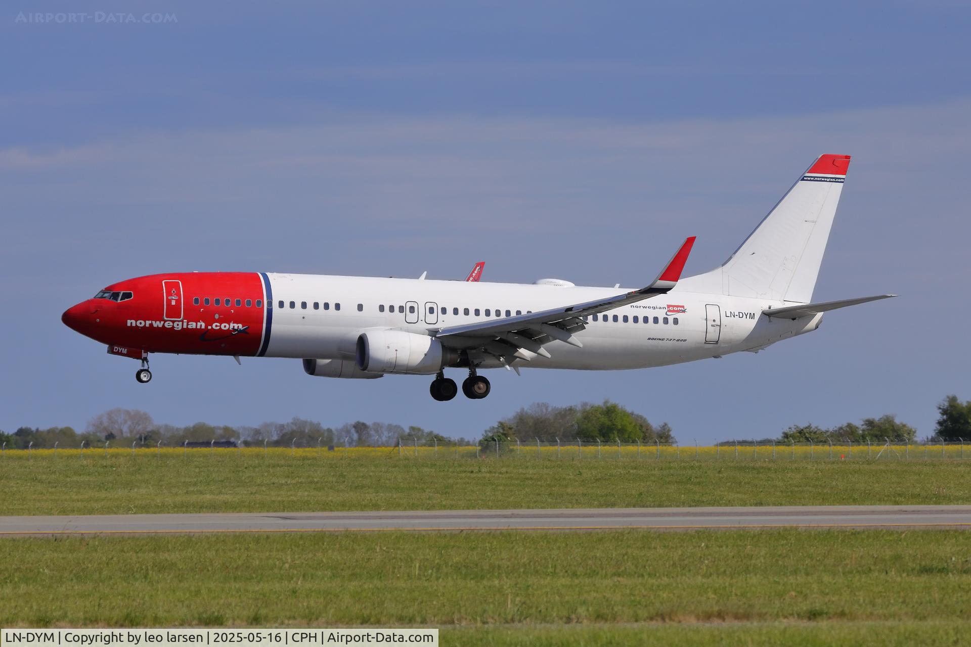 LN-DYM, 2011 Boeing 737-8JP C/N 39005, Copenhagen 16.5.2025