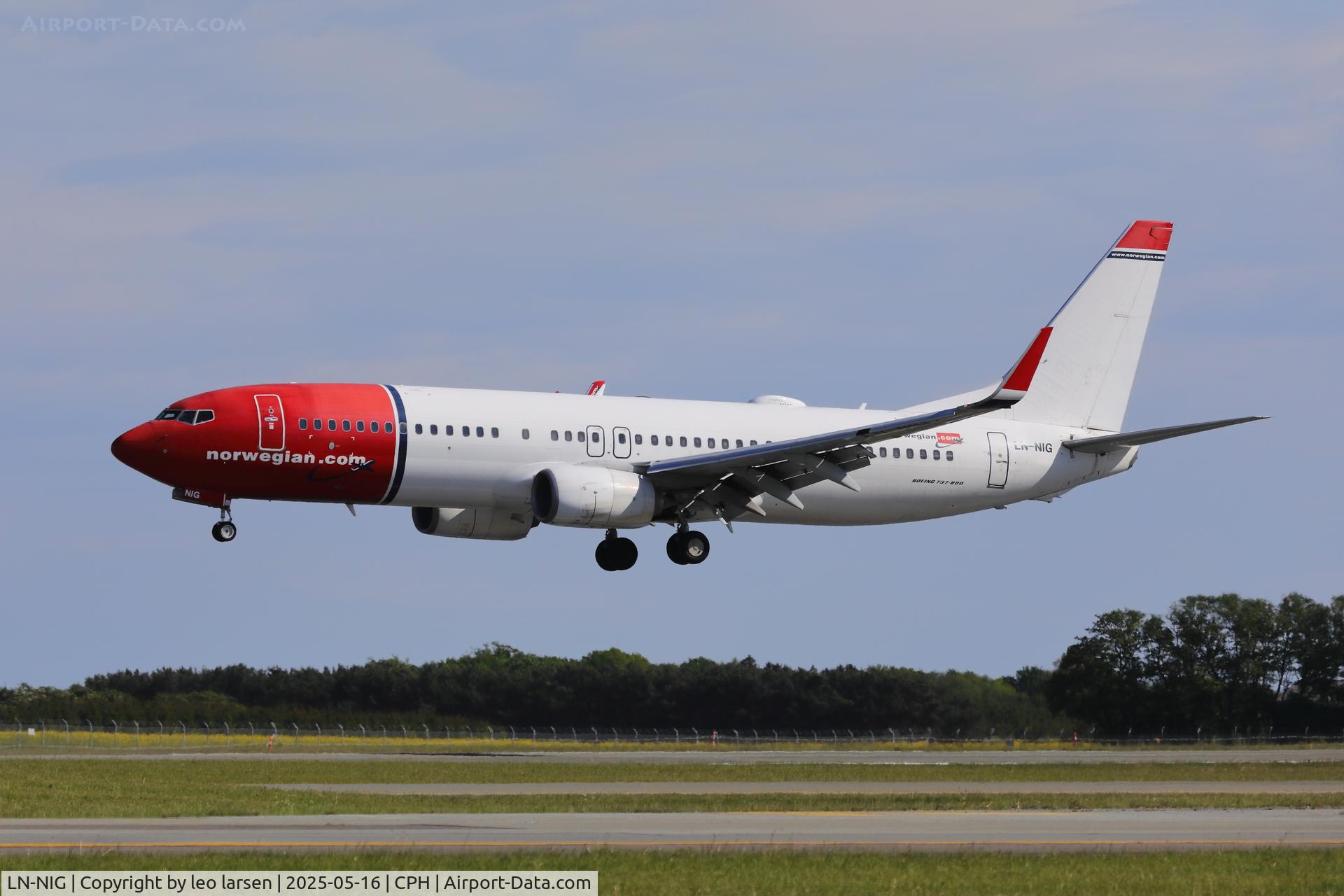 LN-NIG, 2014 Boeing 737-8JP C/N 43878, Copenhagen 16.5.2025