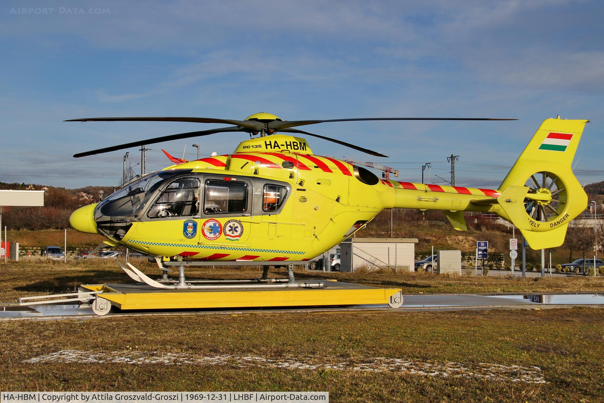 HA-HBM, 2007 Eurocopter EC-135P-2+ C/N 0586, LHBF - Balatonfüred aerial ambulance base, Hungary